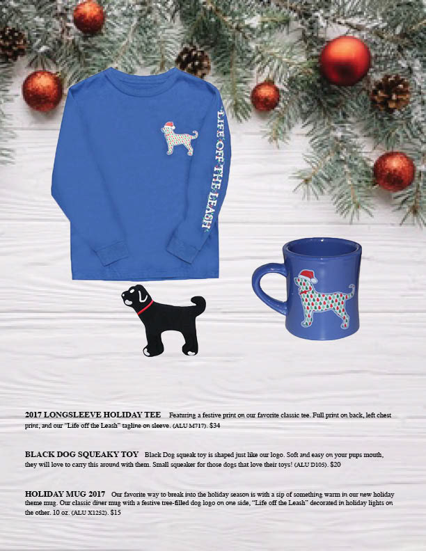 The Black Dog Tavern Co Christmas/Winter holiday Gift Giving magazine rendition page 3