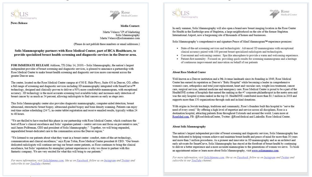 Press Release