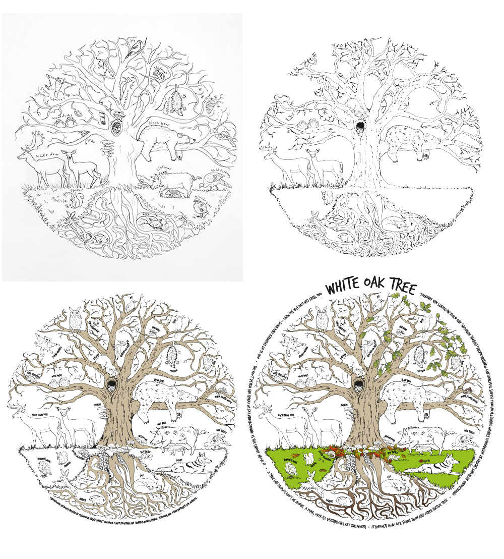 zentangle coloring pages treehouses