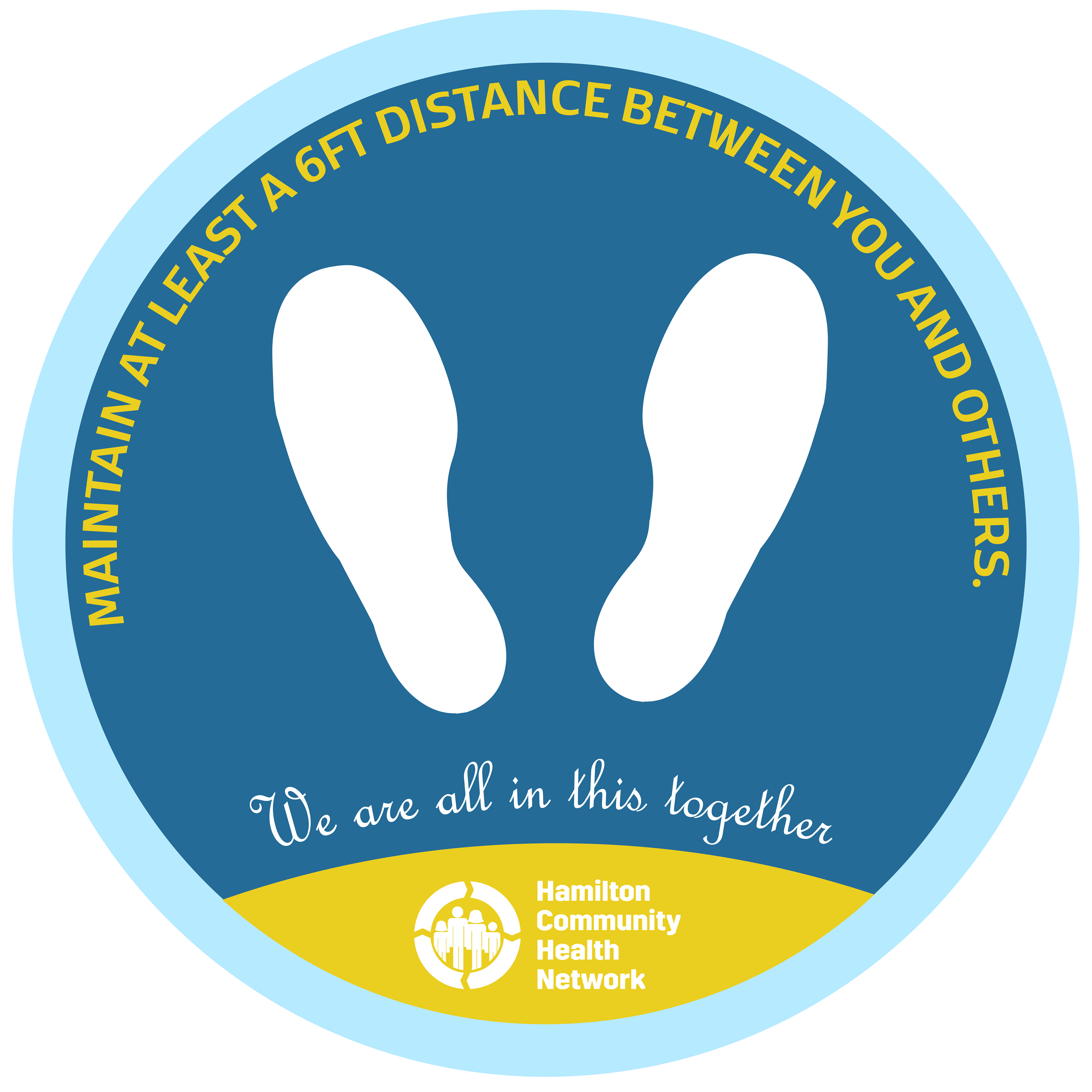 COVID-19 Clinic Decals