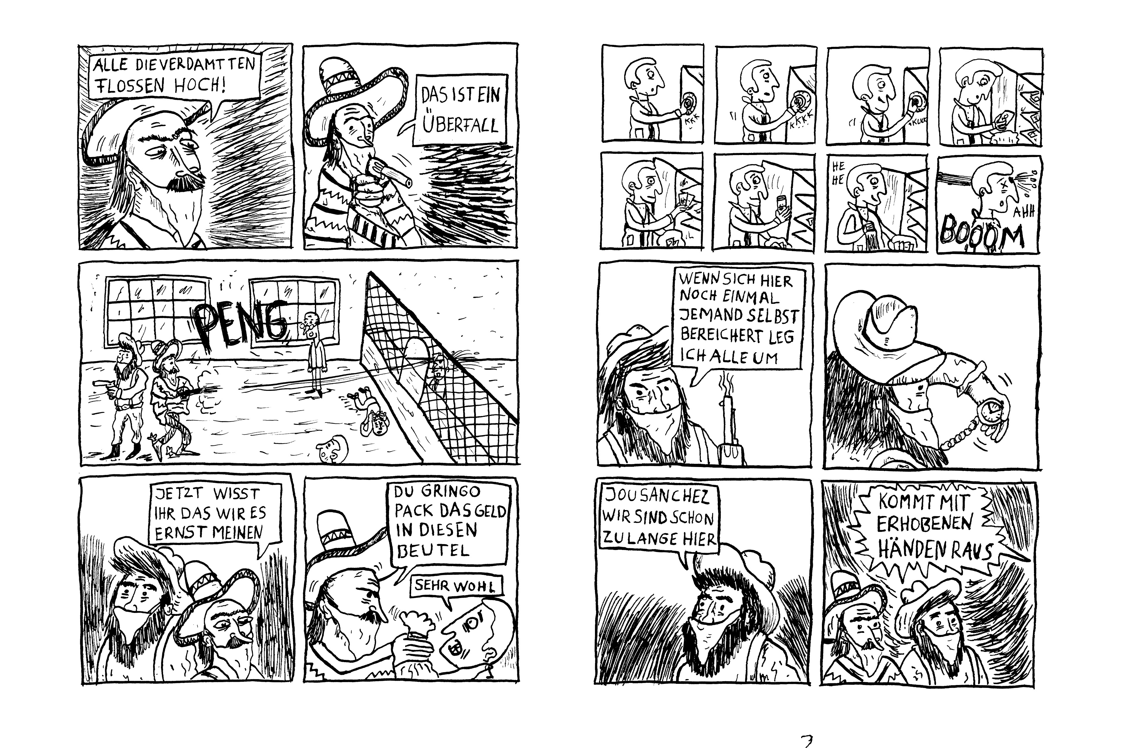 Comic Kosmos Vertikal chaos theorie inhalt tusche ink 2