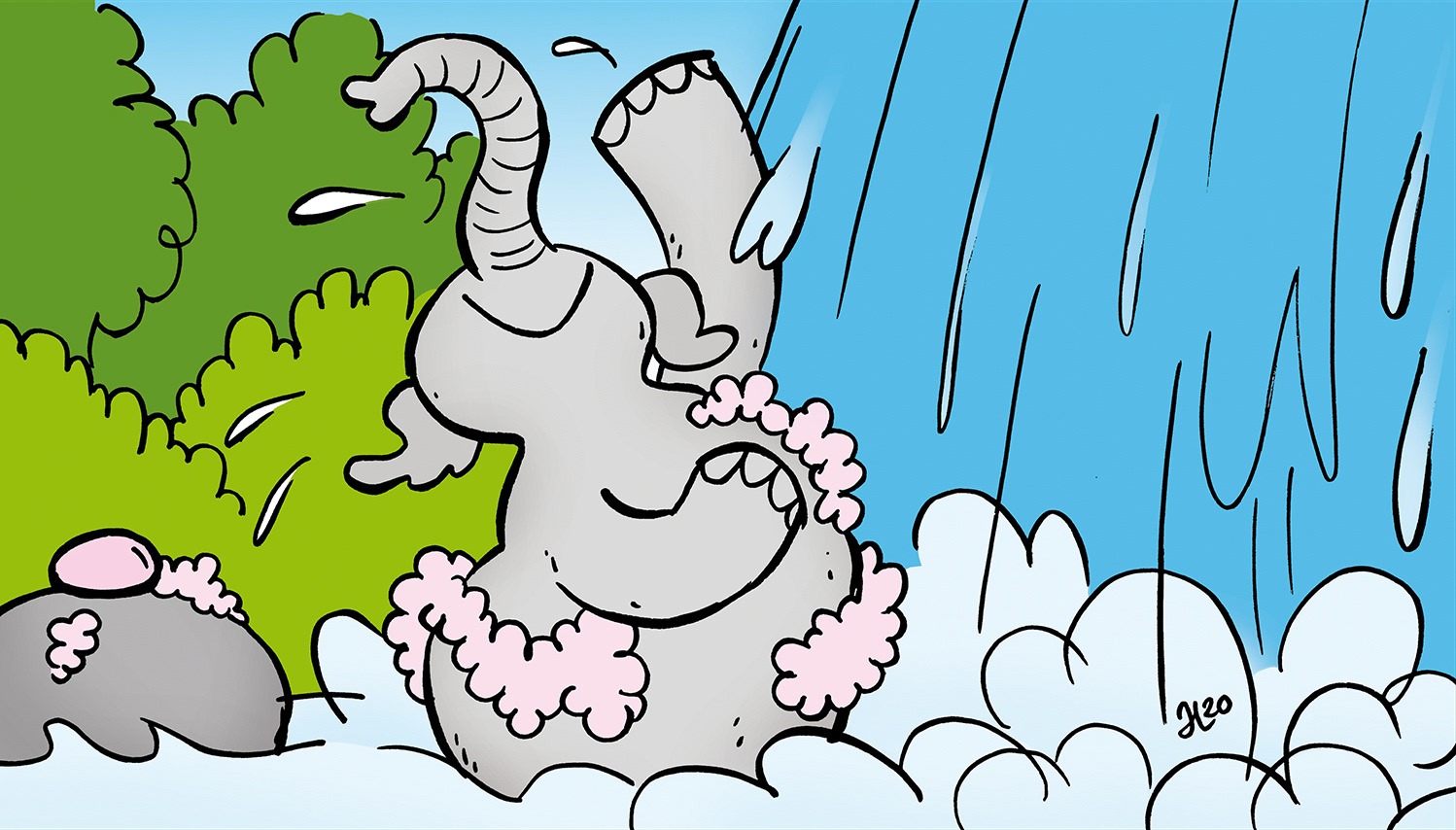 Illustration for crossword puzzle, Bulls Press 2020