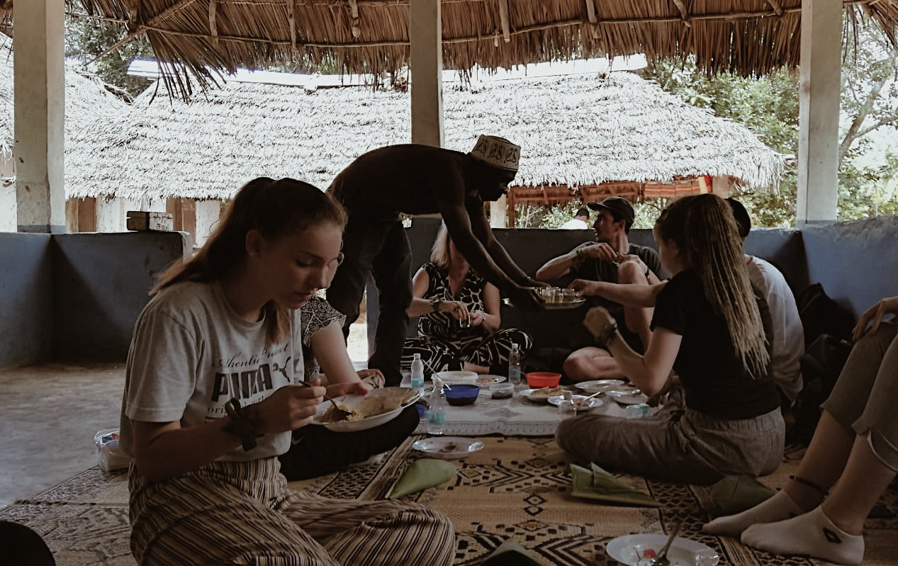 Local farmers lunch from the gardens of Zanzibar