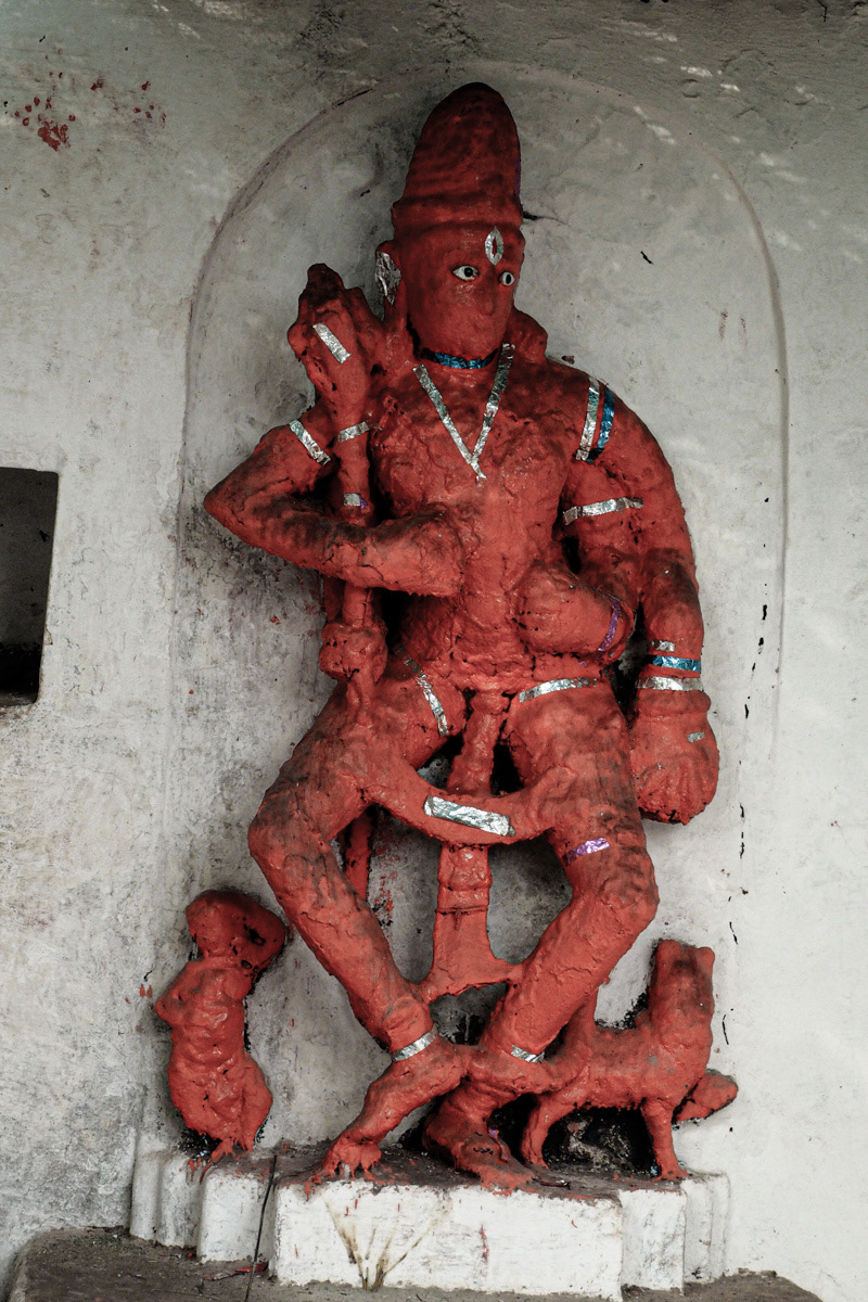 Statue in shrine