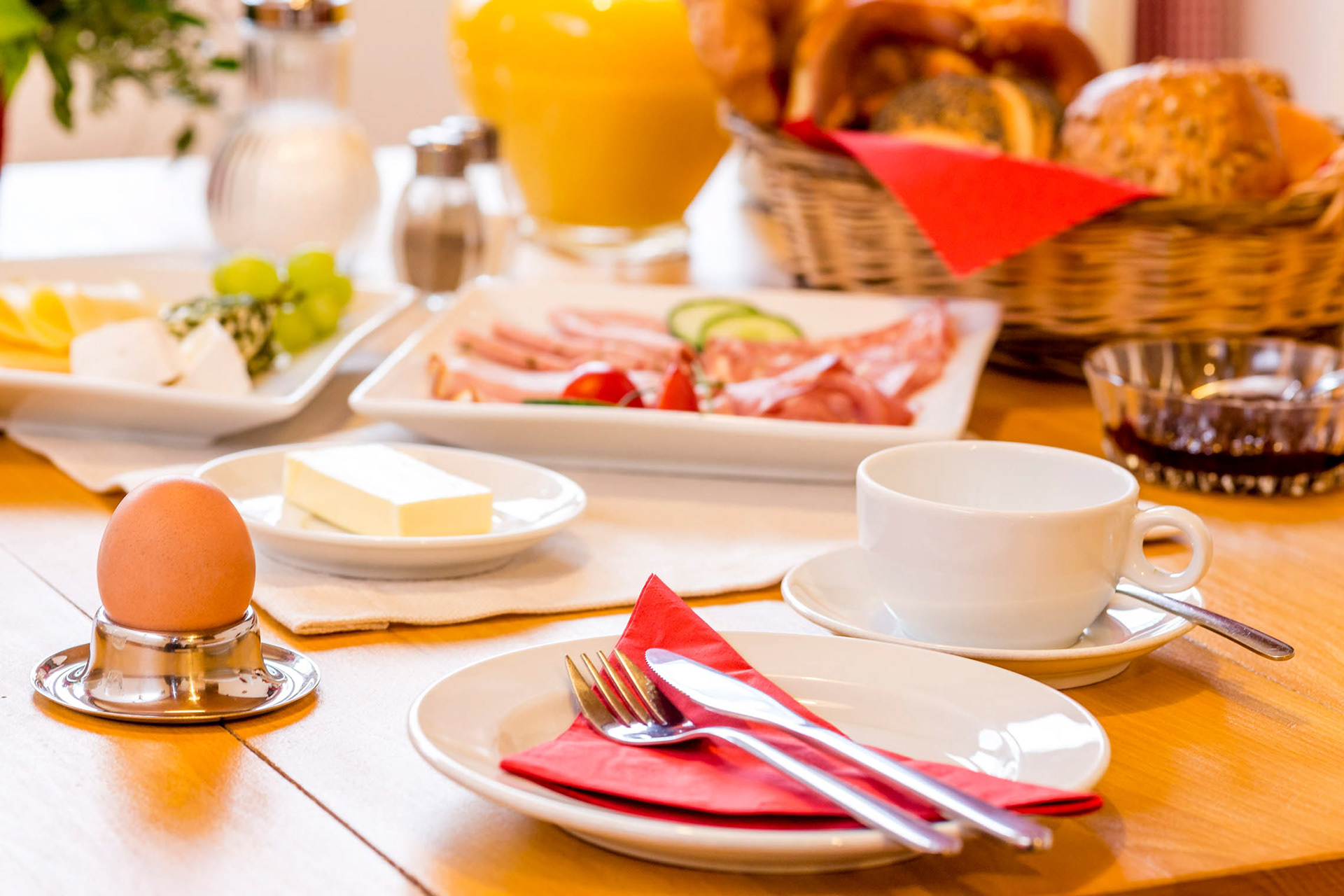 Bauernhof Hänfling, Ferienwohnungen Frühstück