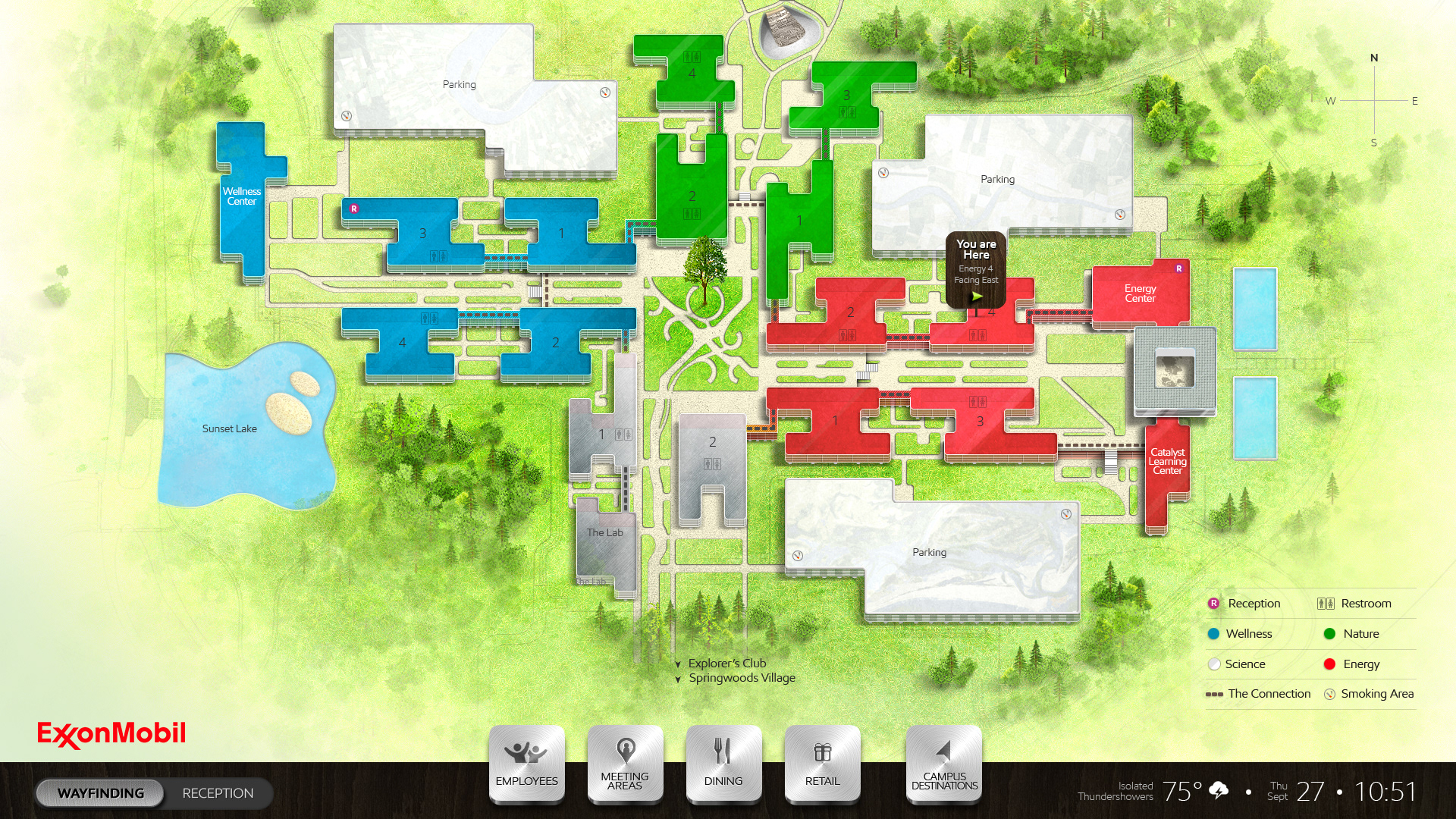 Exxonmobil Houston Campus Map Ivan Kandi   Wayfinding Signage Application for ExxonMobil