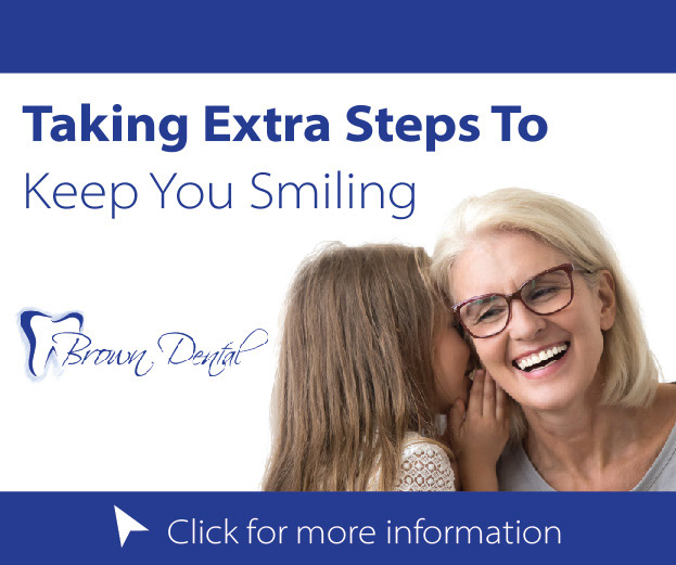Brown Dental digital graphic