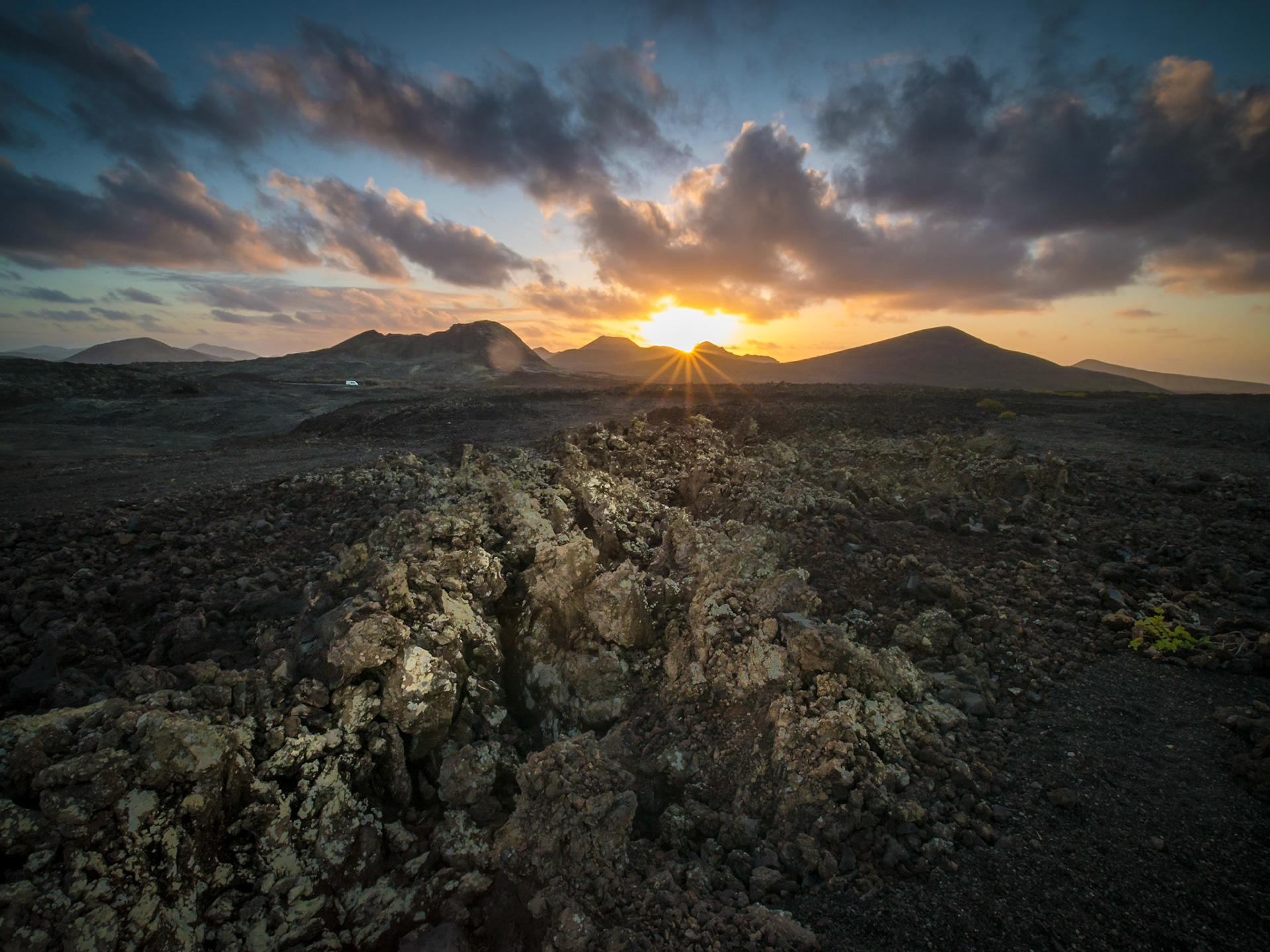 Sonnenuntergang an der Montana Colorada