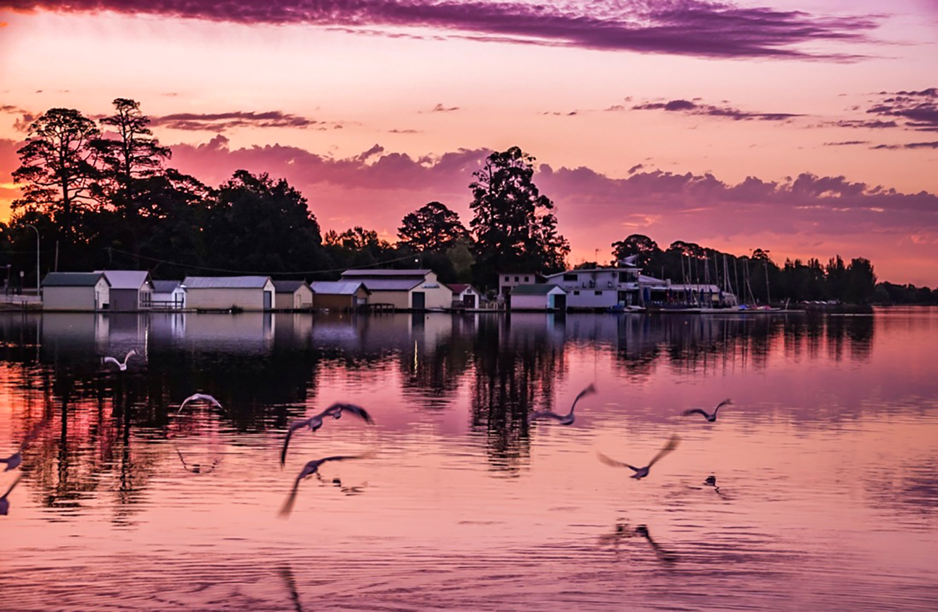 Summer Twilight over Lake Wendouree
