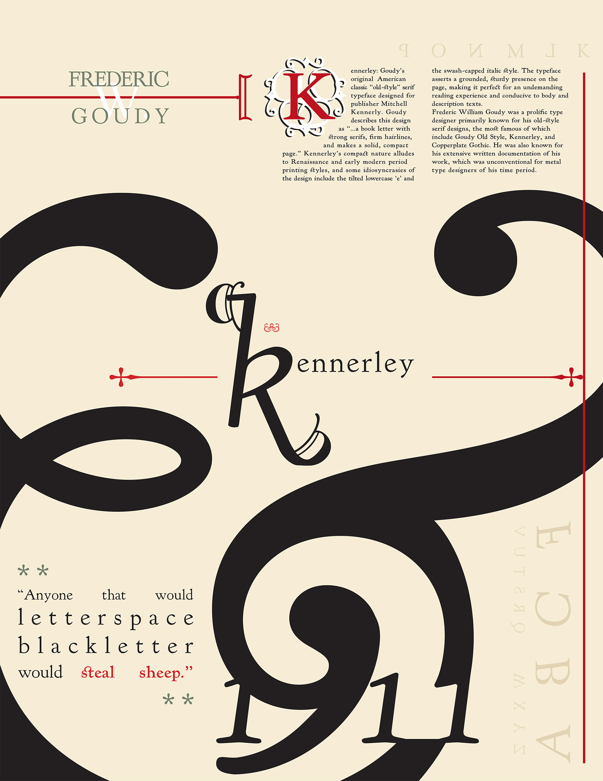 Kennerley Typeface Poster | 2020