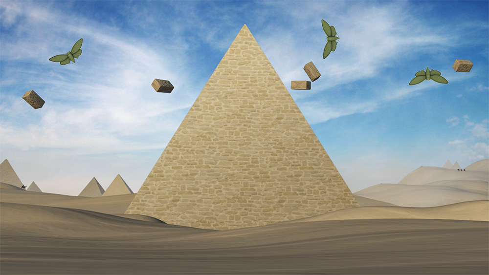 Assets for 'Pyramid' level.