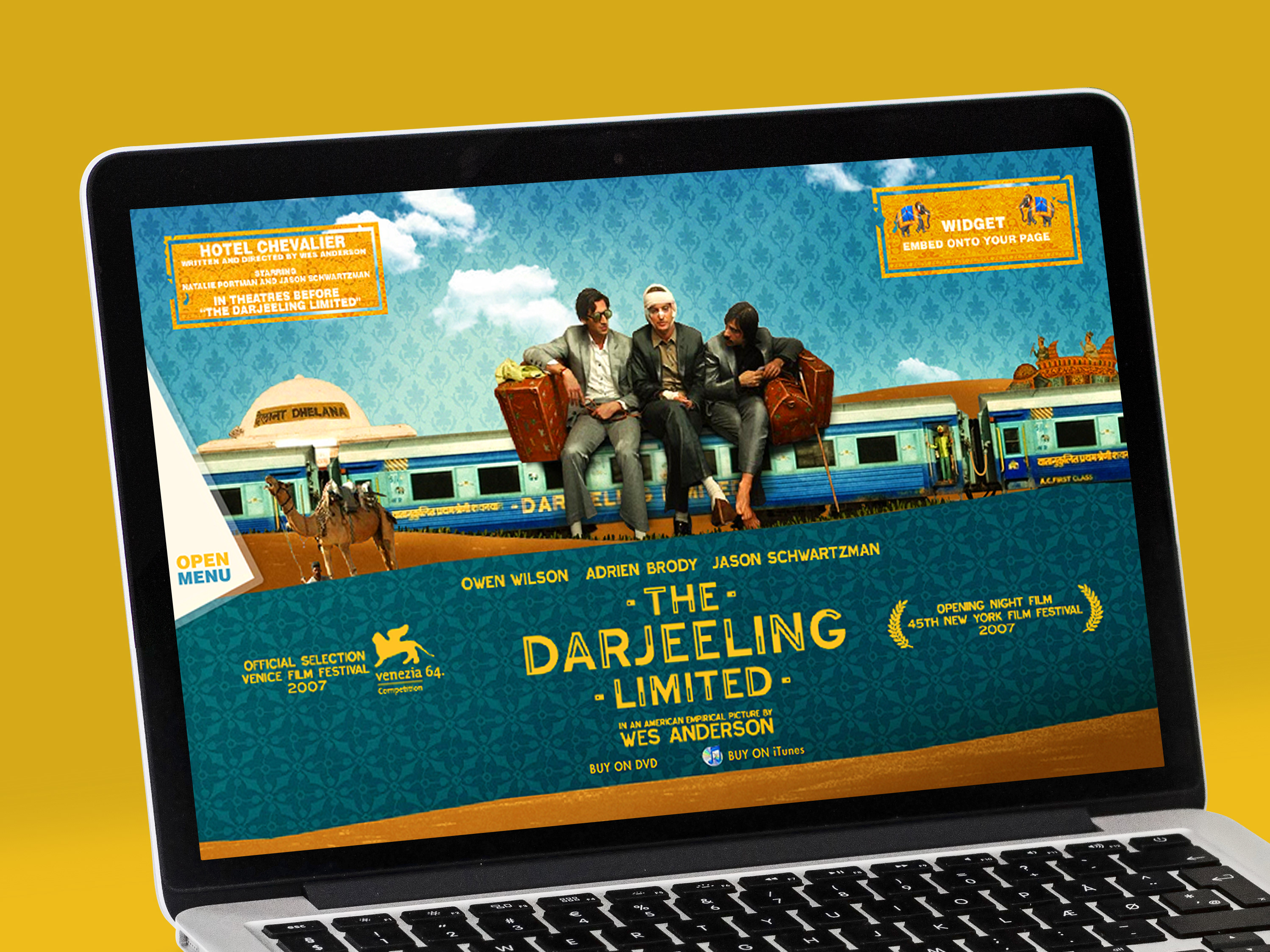 The Darjeeling Limited Wes Anderson Movie Poster | Poster