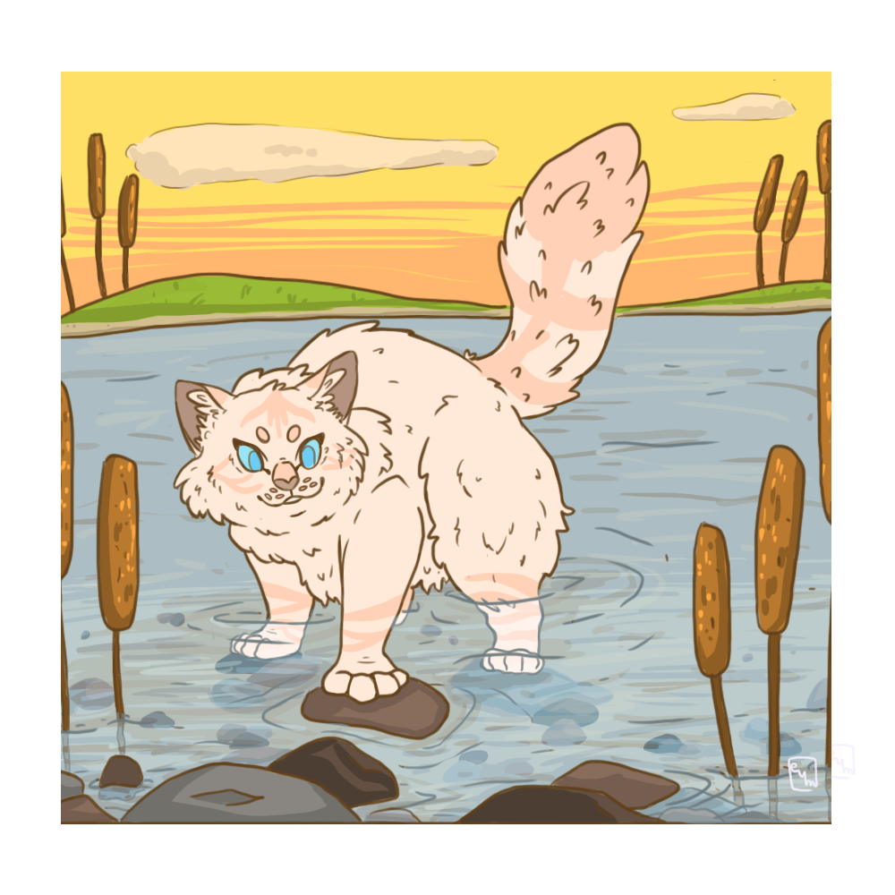 A set of 3 illustrations trying to do something more scenic