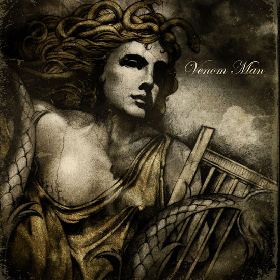 'Venom Man'. Album Insert Artwork. Client: Eldebrock