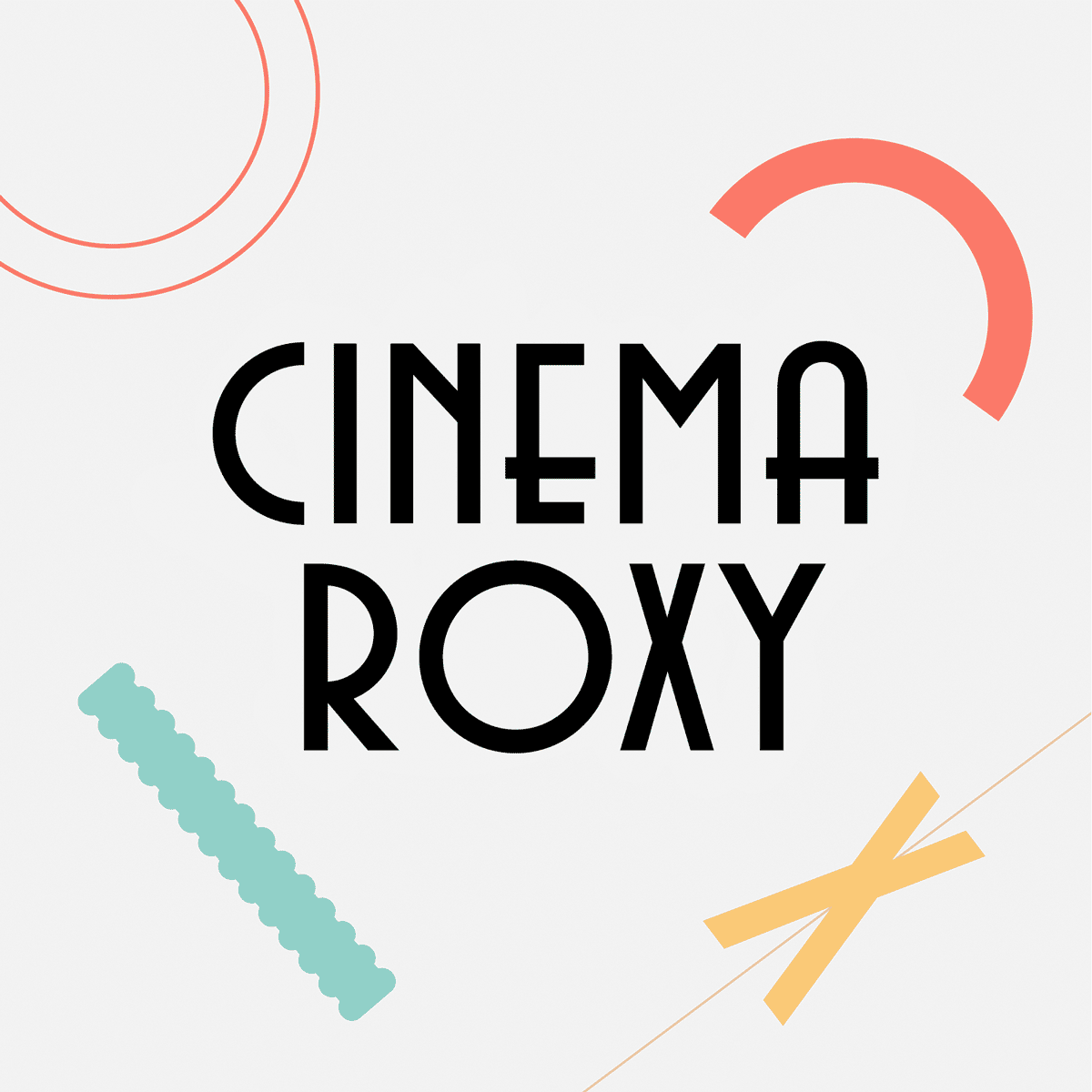 Cinema Roxy logo build-up