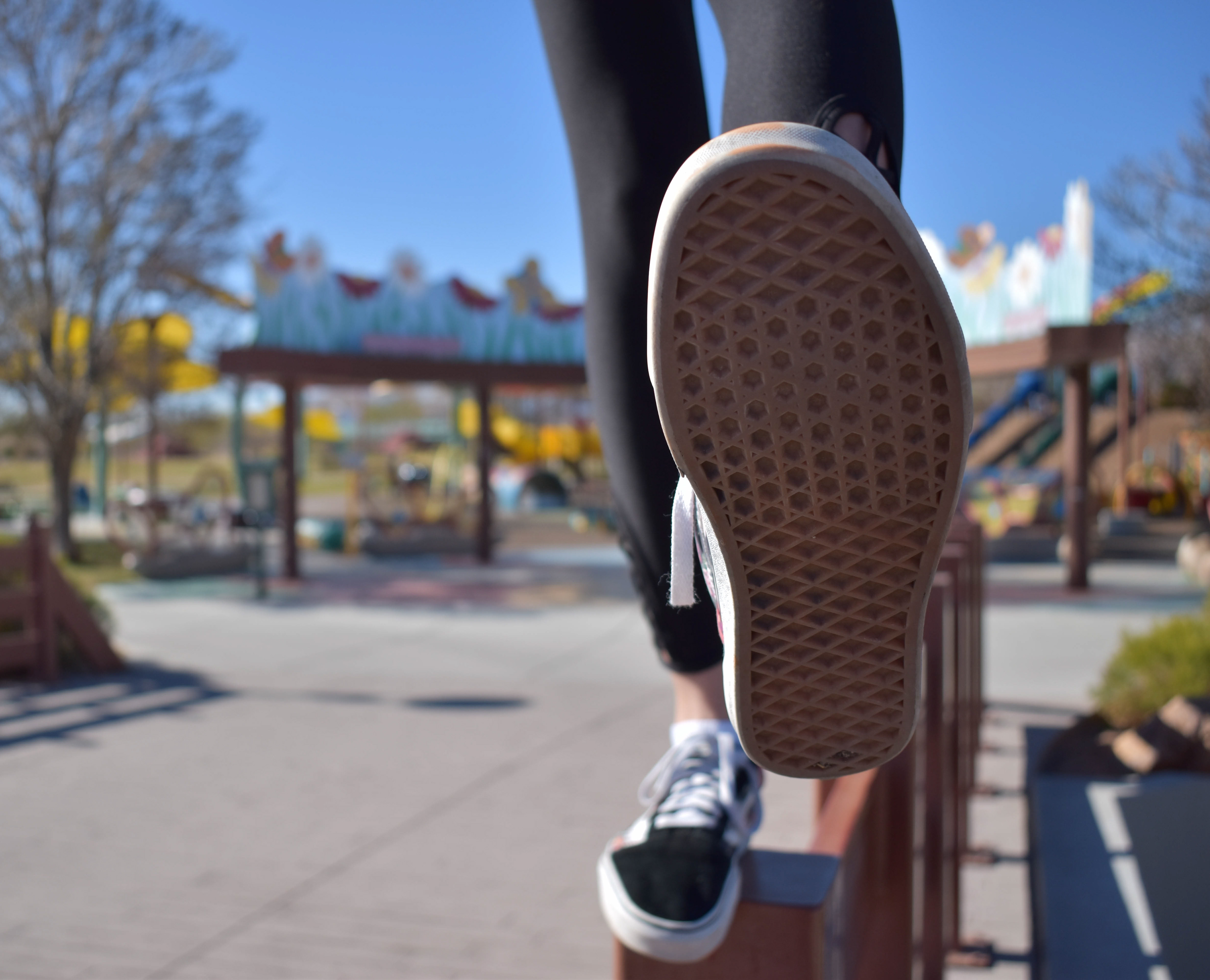 Rule of Thirds focus on the shoe