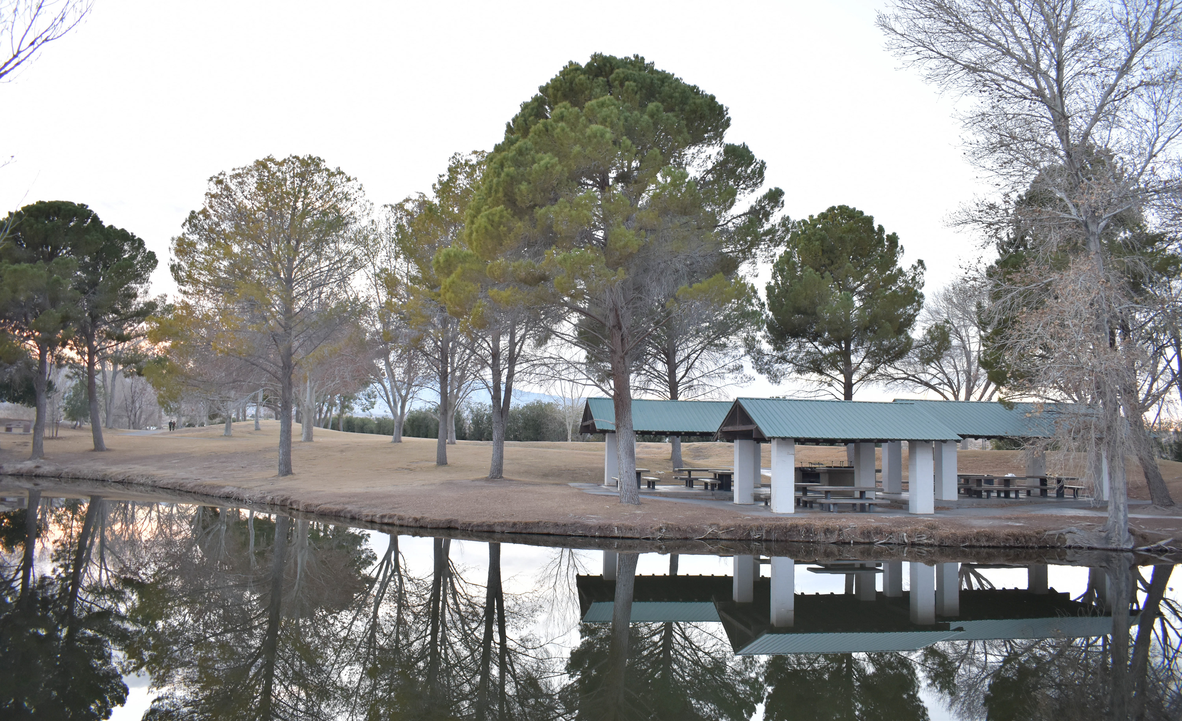 Rule of Thirds focus on the lake line