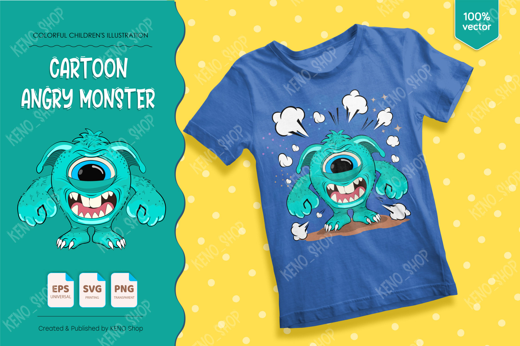 Andrey KENO - Cartoon One Eyed Monster