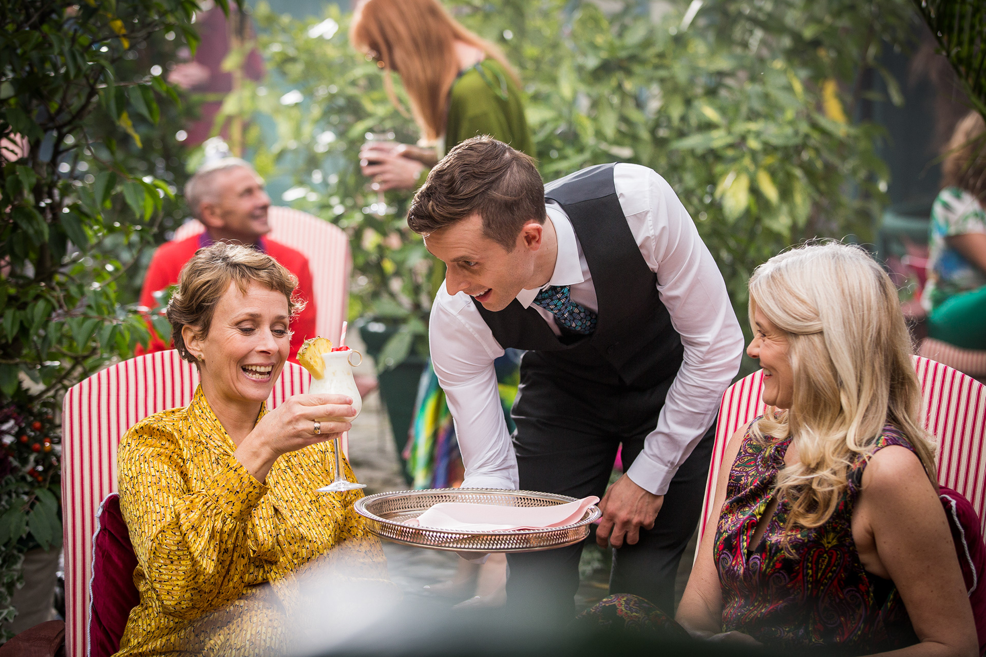 A promotional image taken for the Warner Leisure Hotels ad campaign