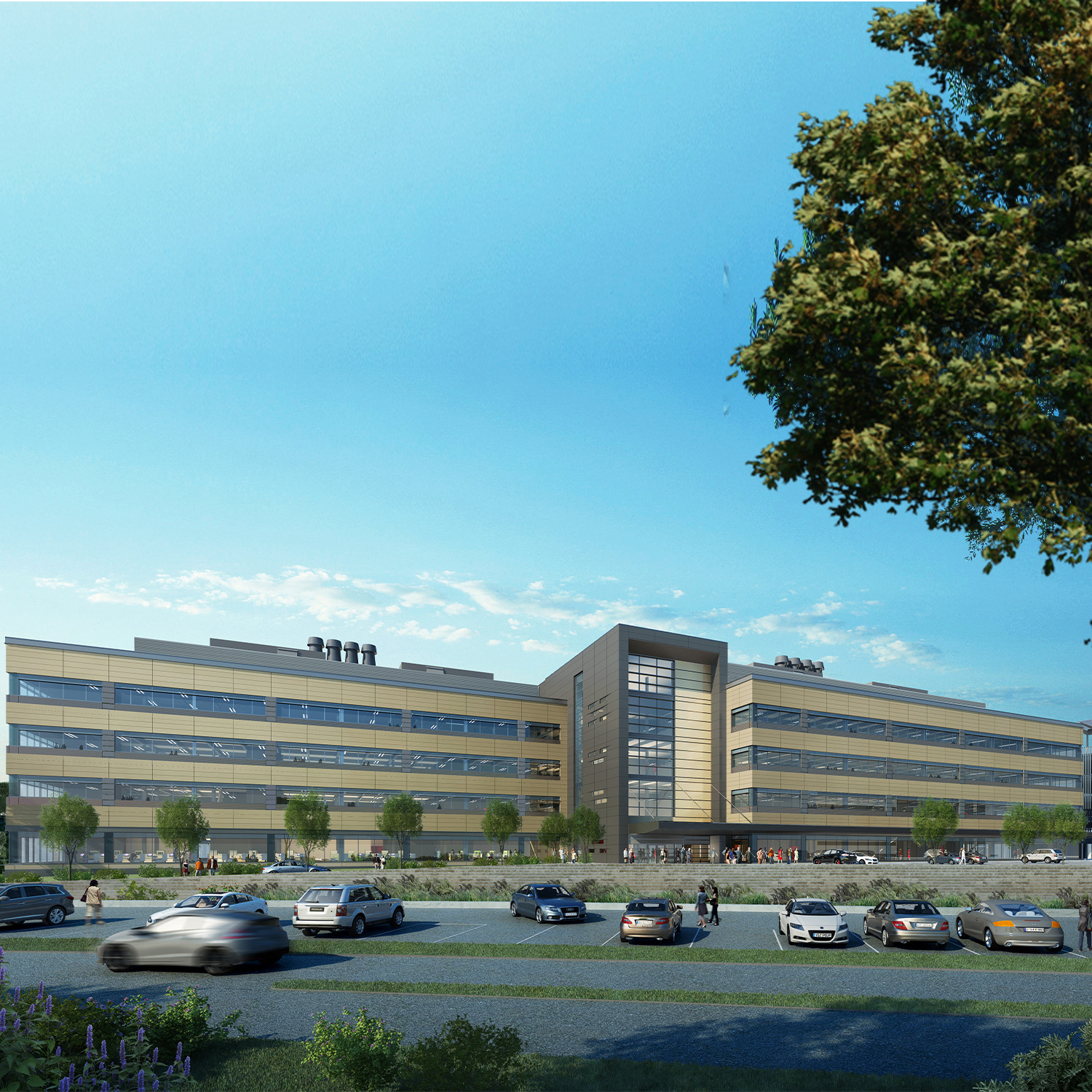 Regeneron Science Building (under construction) is a 256,000 sqft laboratory and life-science building in Albany, New York. My role on the design architecture team was design development, and construction documentation.
