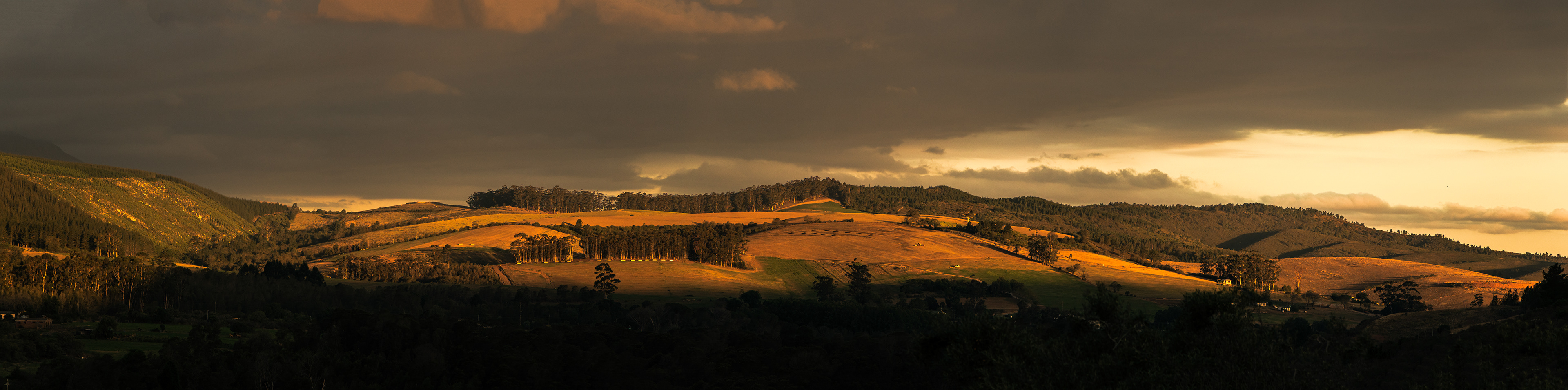 Pano of sunset