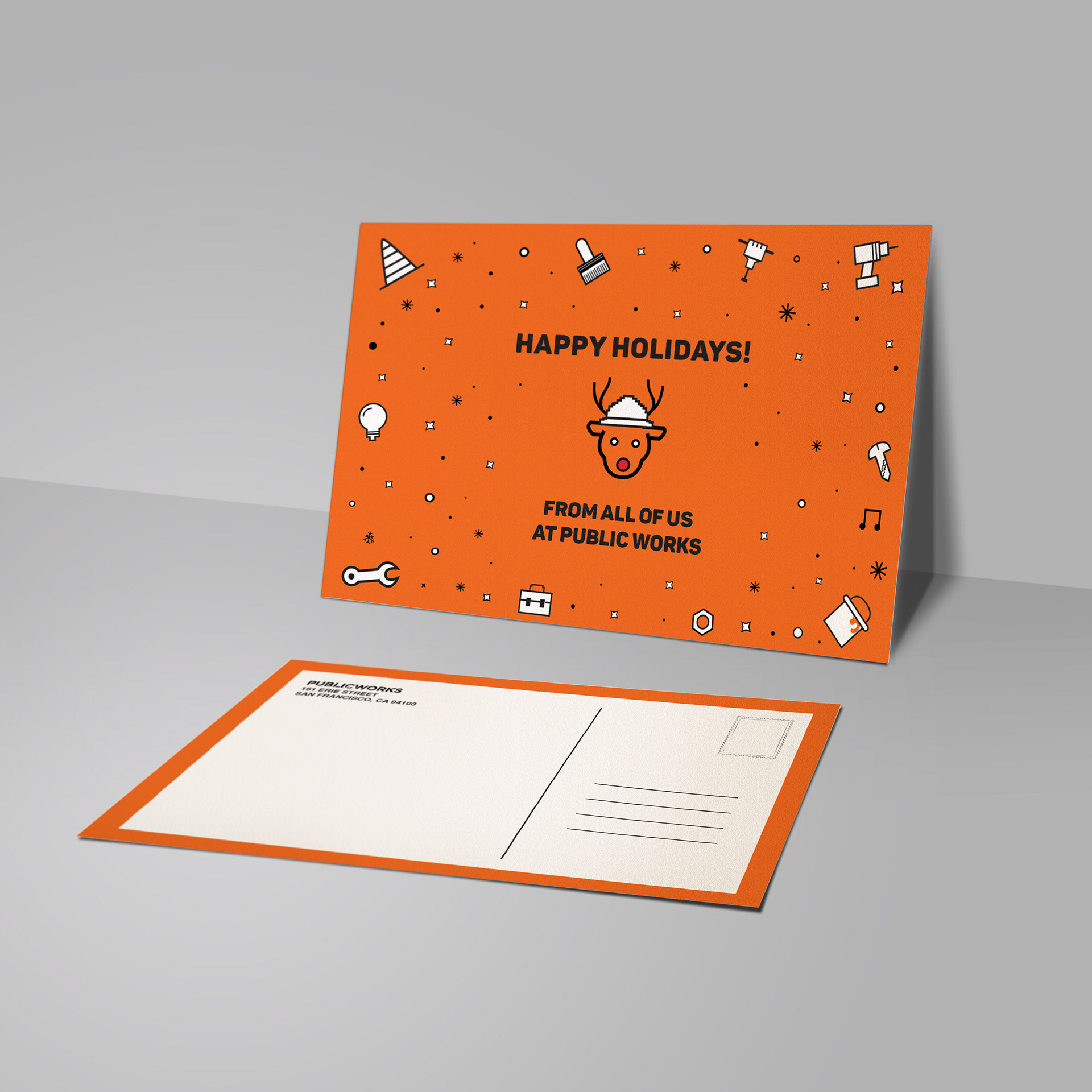 2018 Holiday Card for Public Works San Francisco