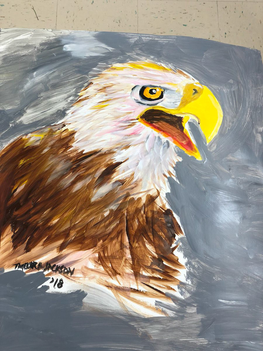 Acrylic on Poster board