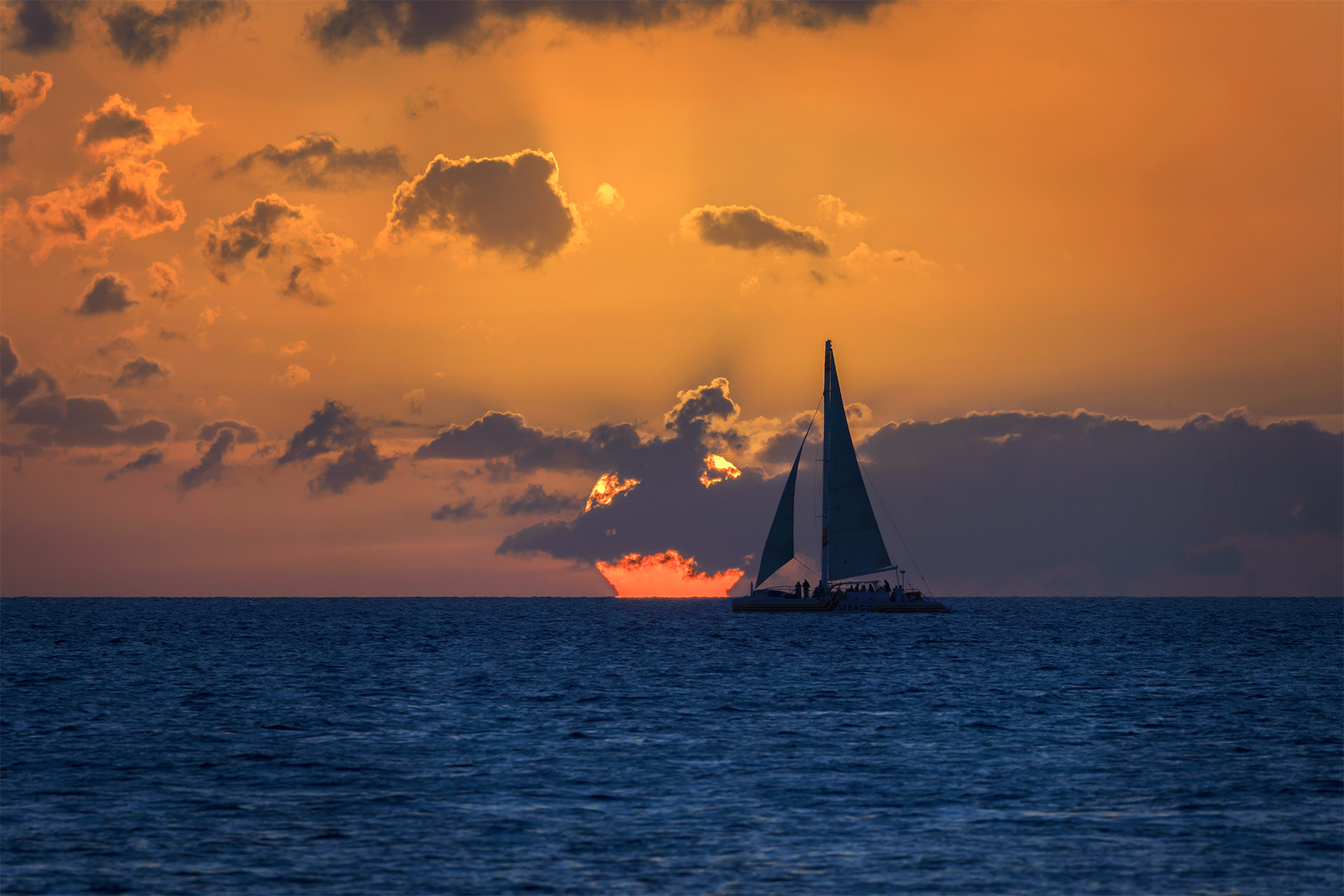 Sunset sail