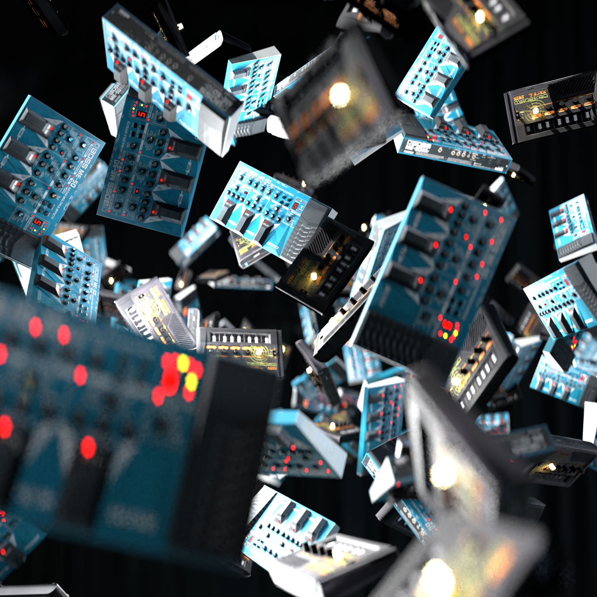 Boss/Korg explosion marketing add