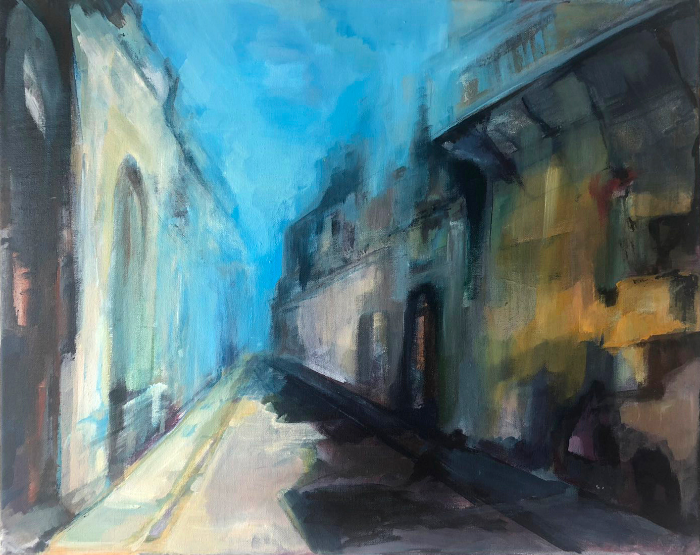CUBA_7_16" x 20" acrylic on canvas
