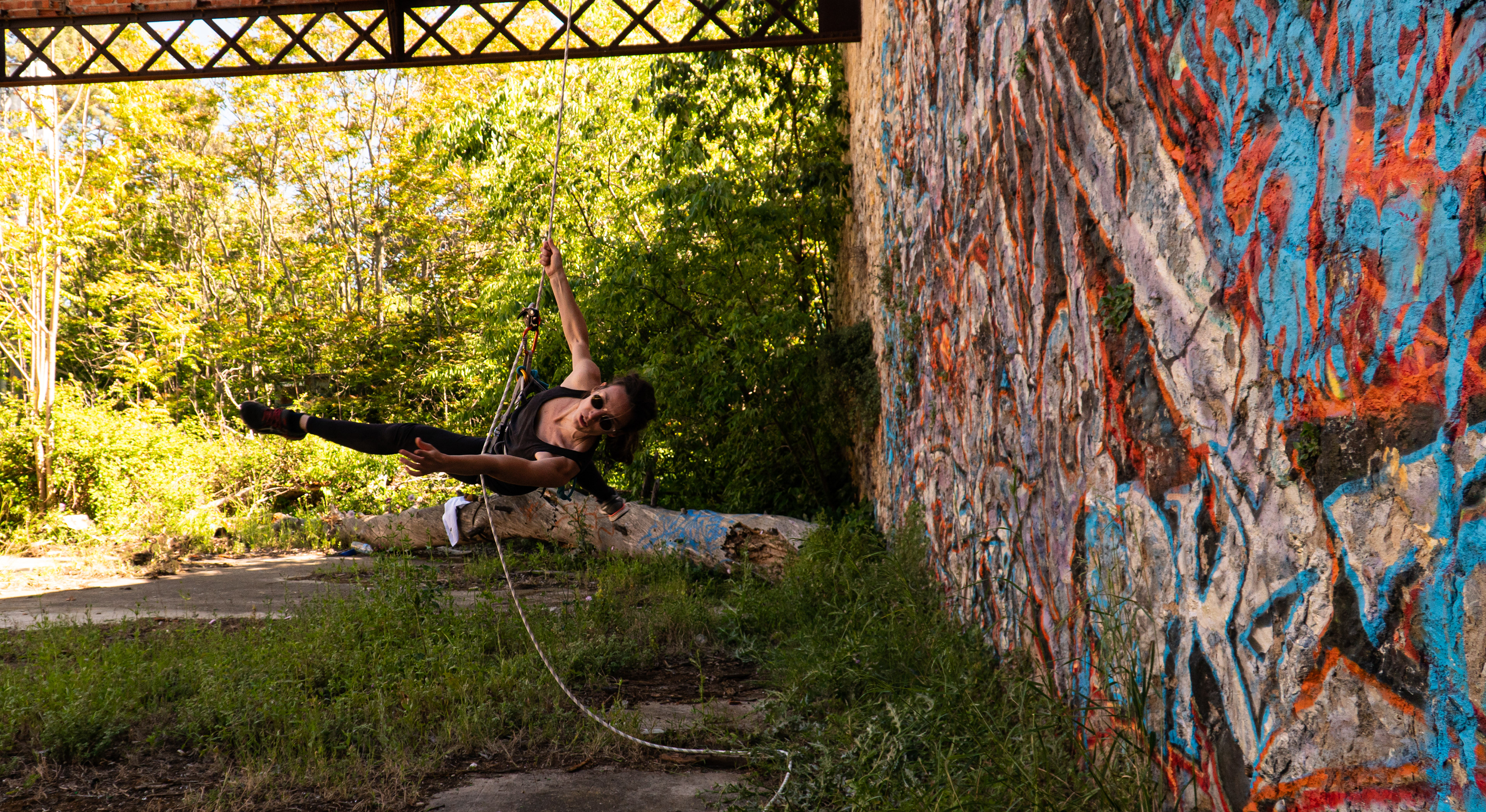 Marion en danse verticale [Adelin]