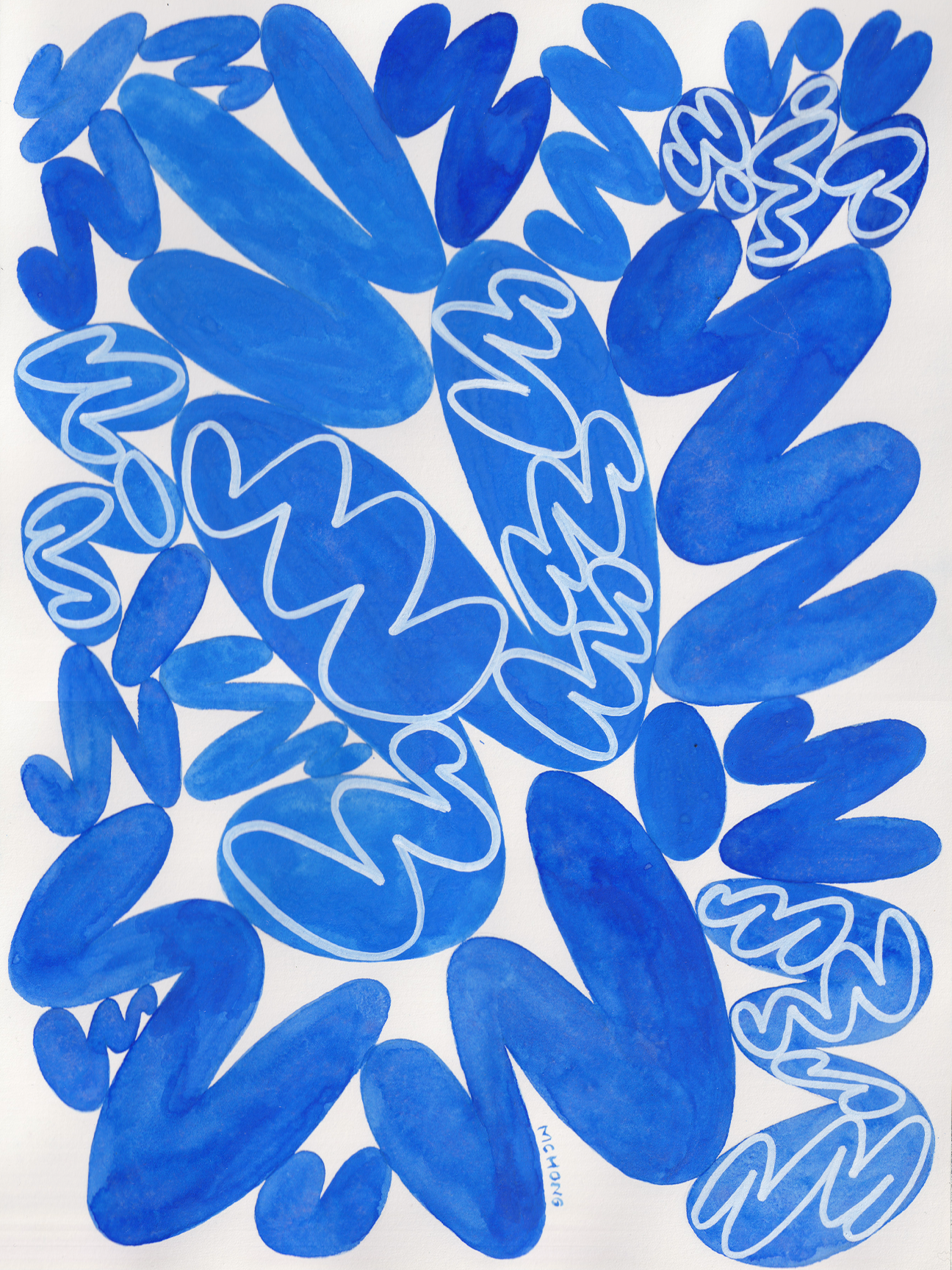 Ultramarine, 9x12