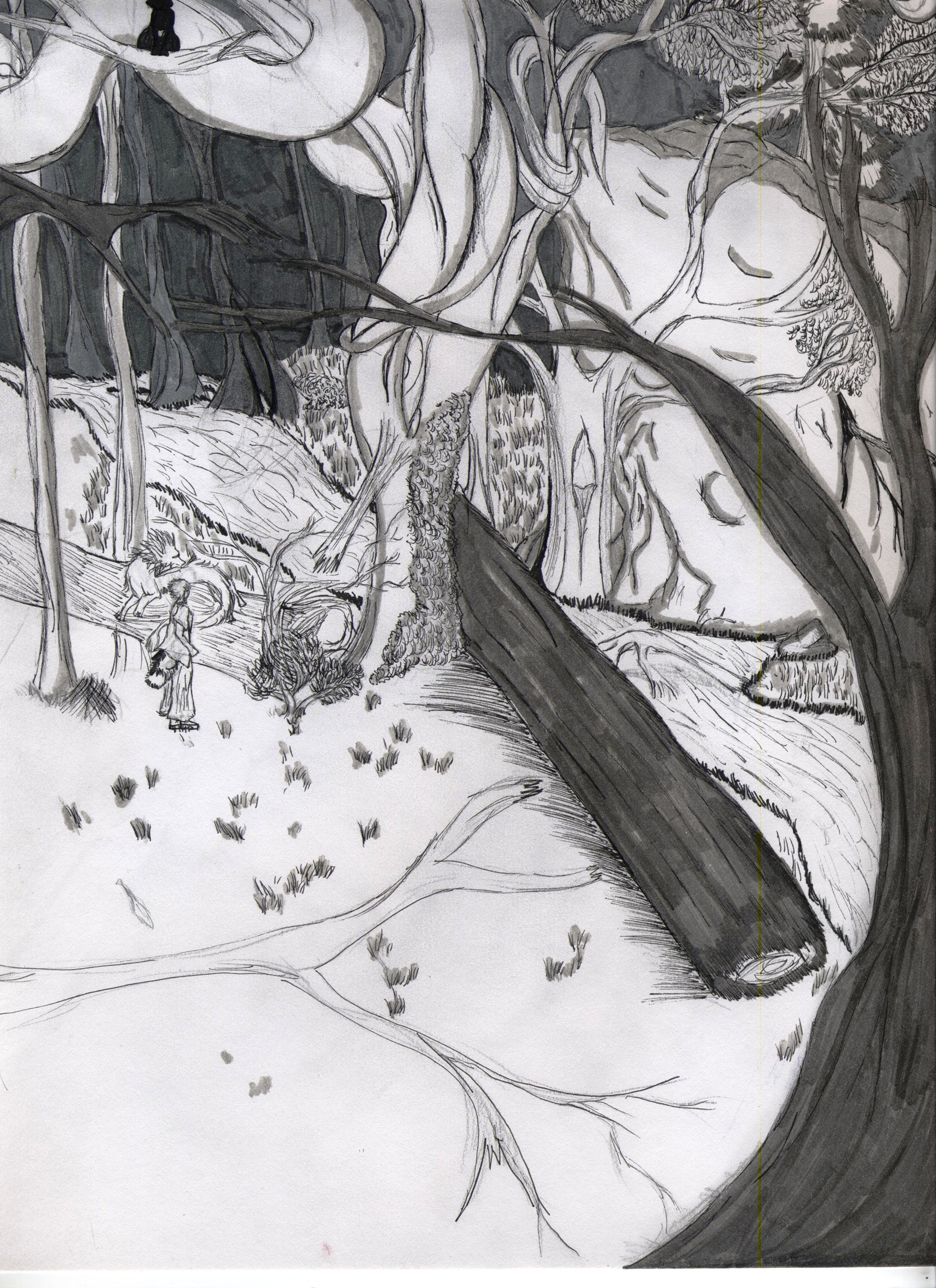 Shintaro Walking in the Forest