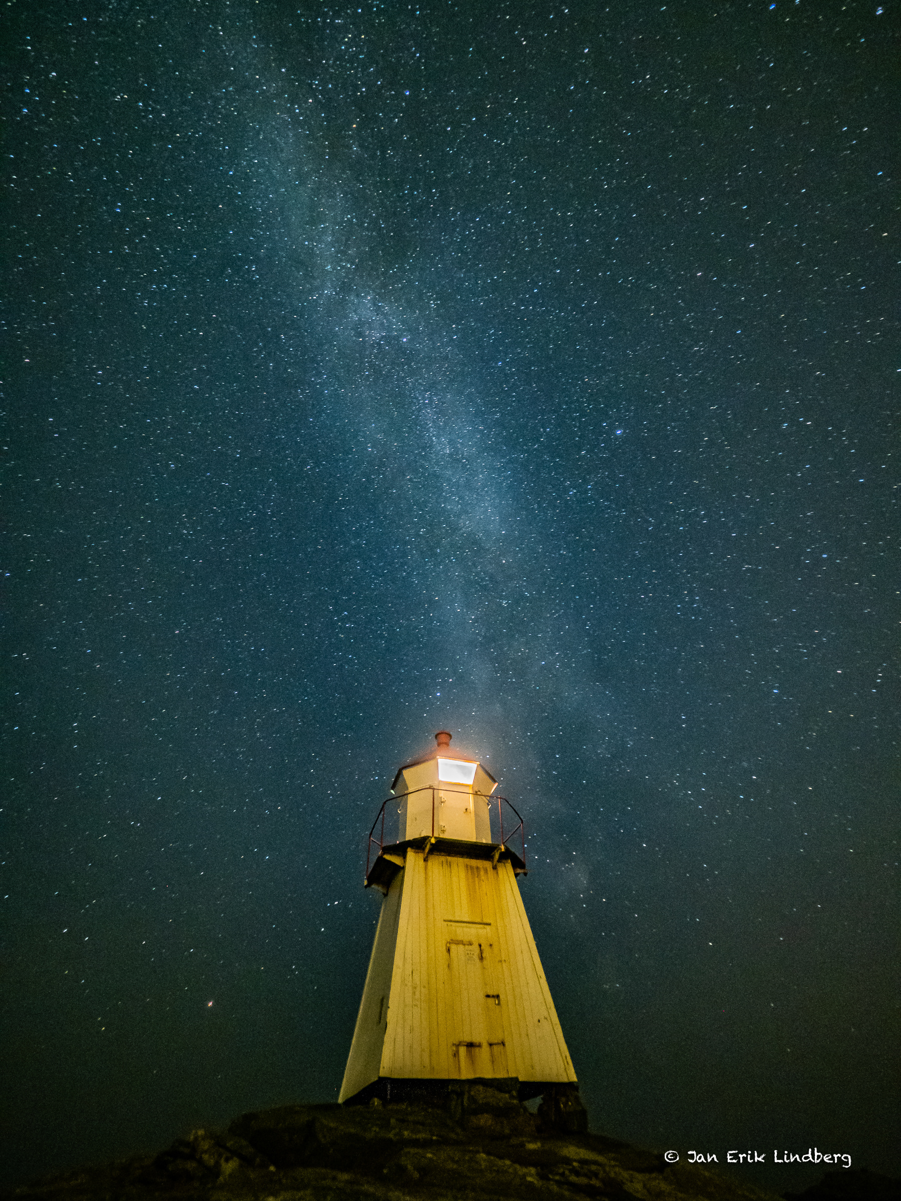 Fyret under Melkeveien.