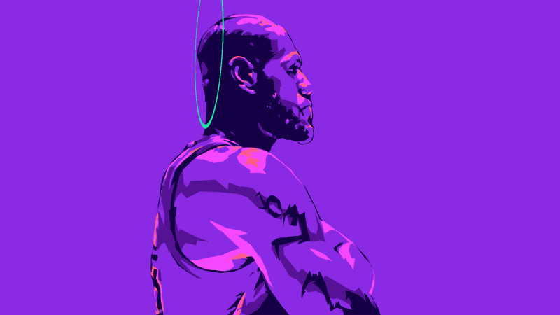 M C - Lebron Animated Illustration