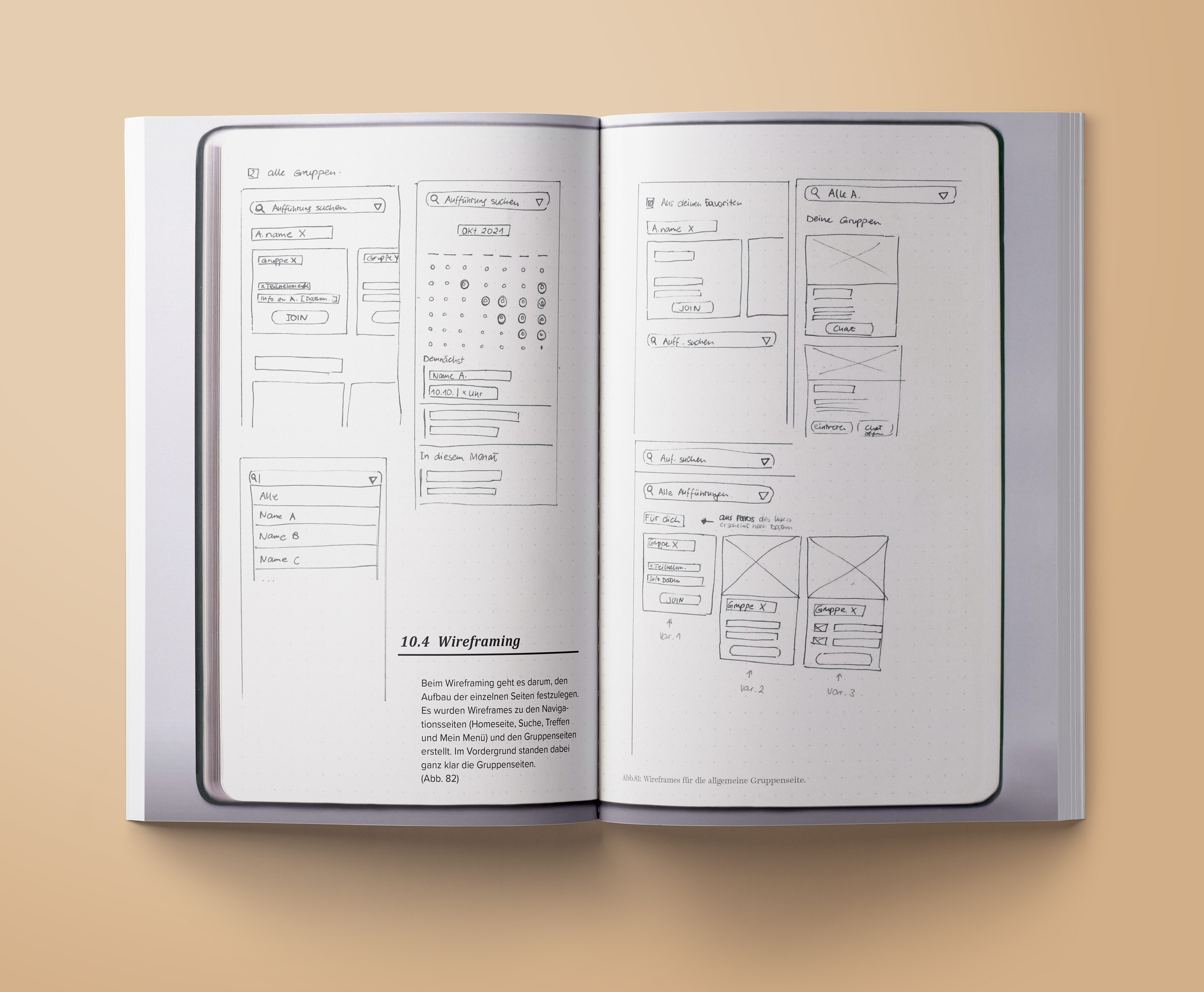 First Wireframes