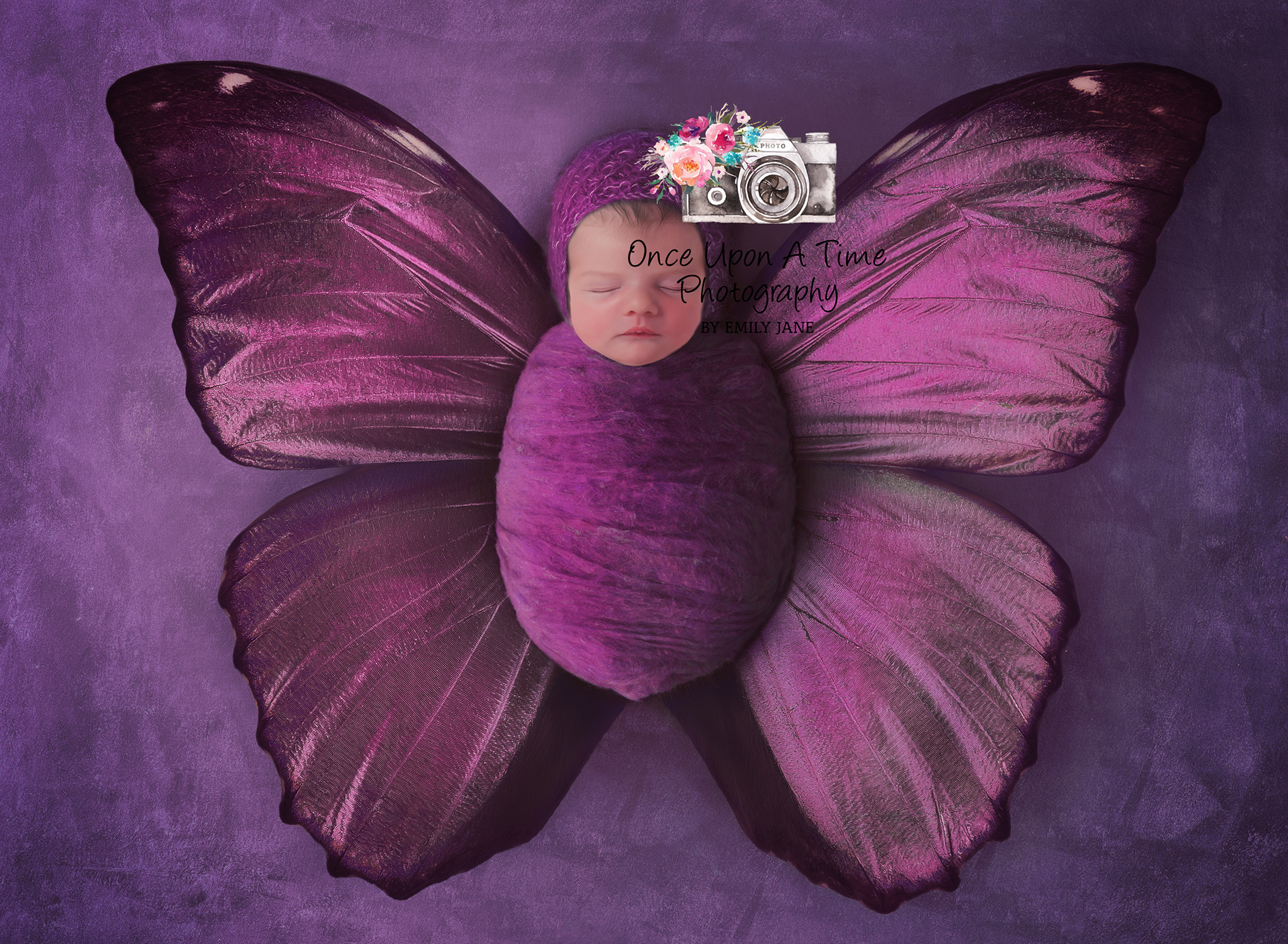 Butterfly Newborn Photography Gloucestershire