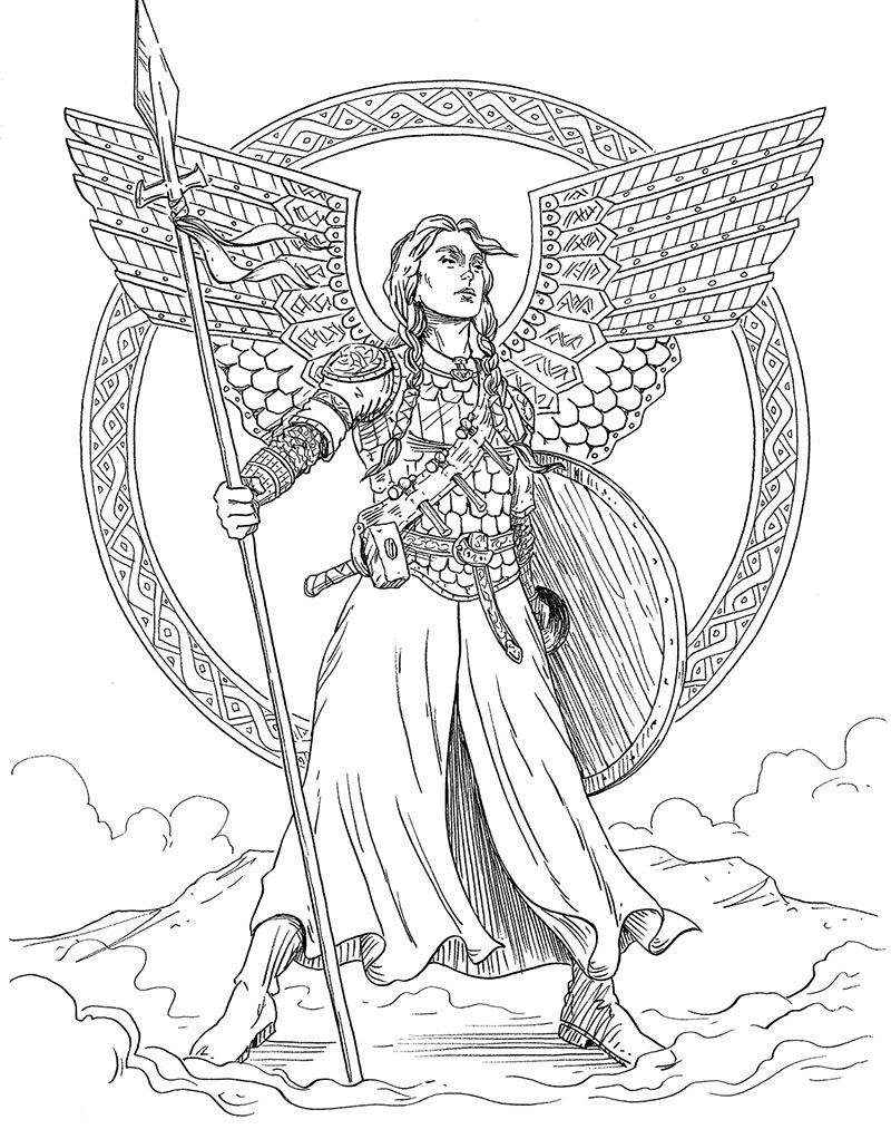 Download Keith Robinson Illustration The Magnus Chase Coloring Book