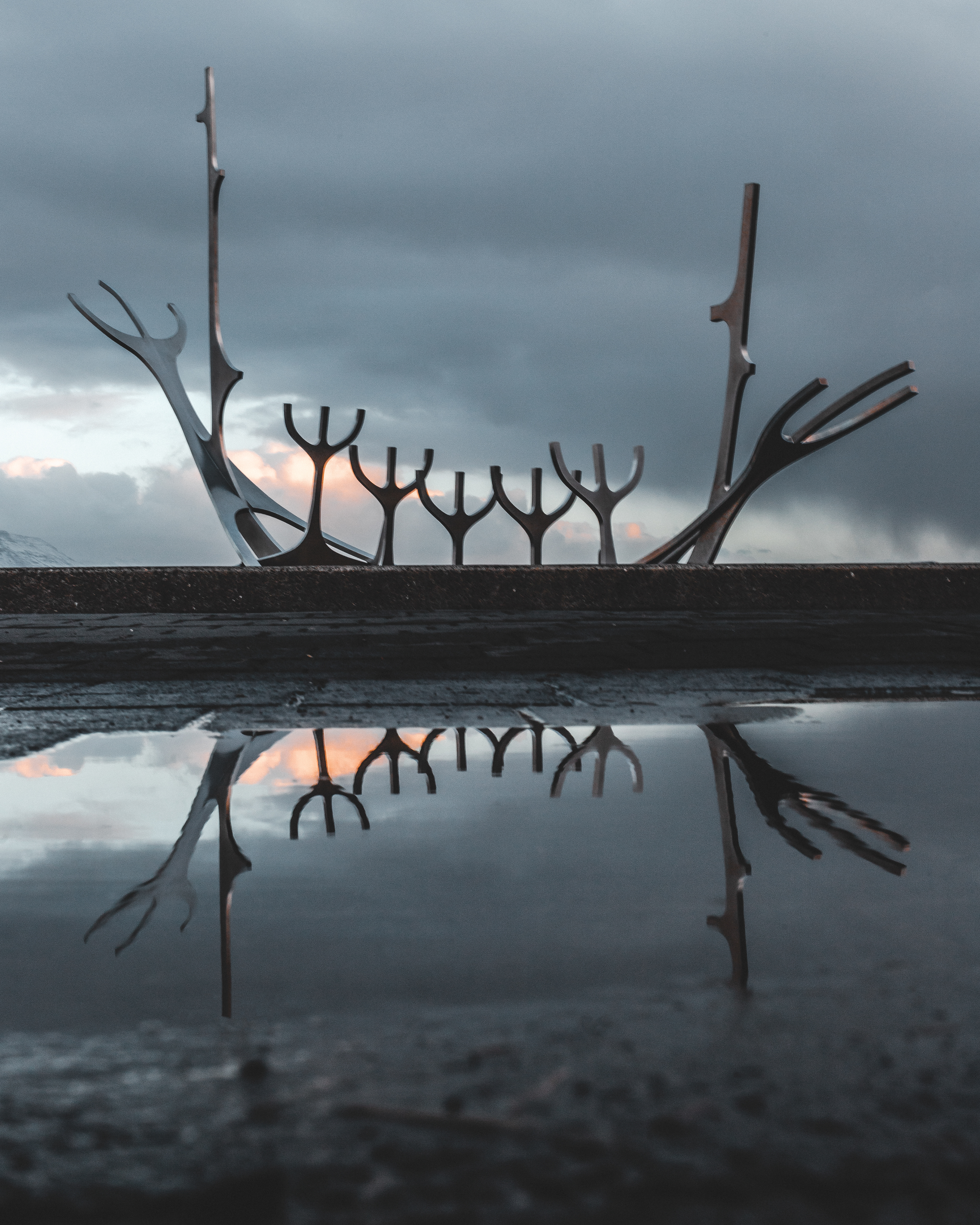 the Sun Voyager sculpture - reykjavik