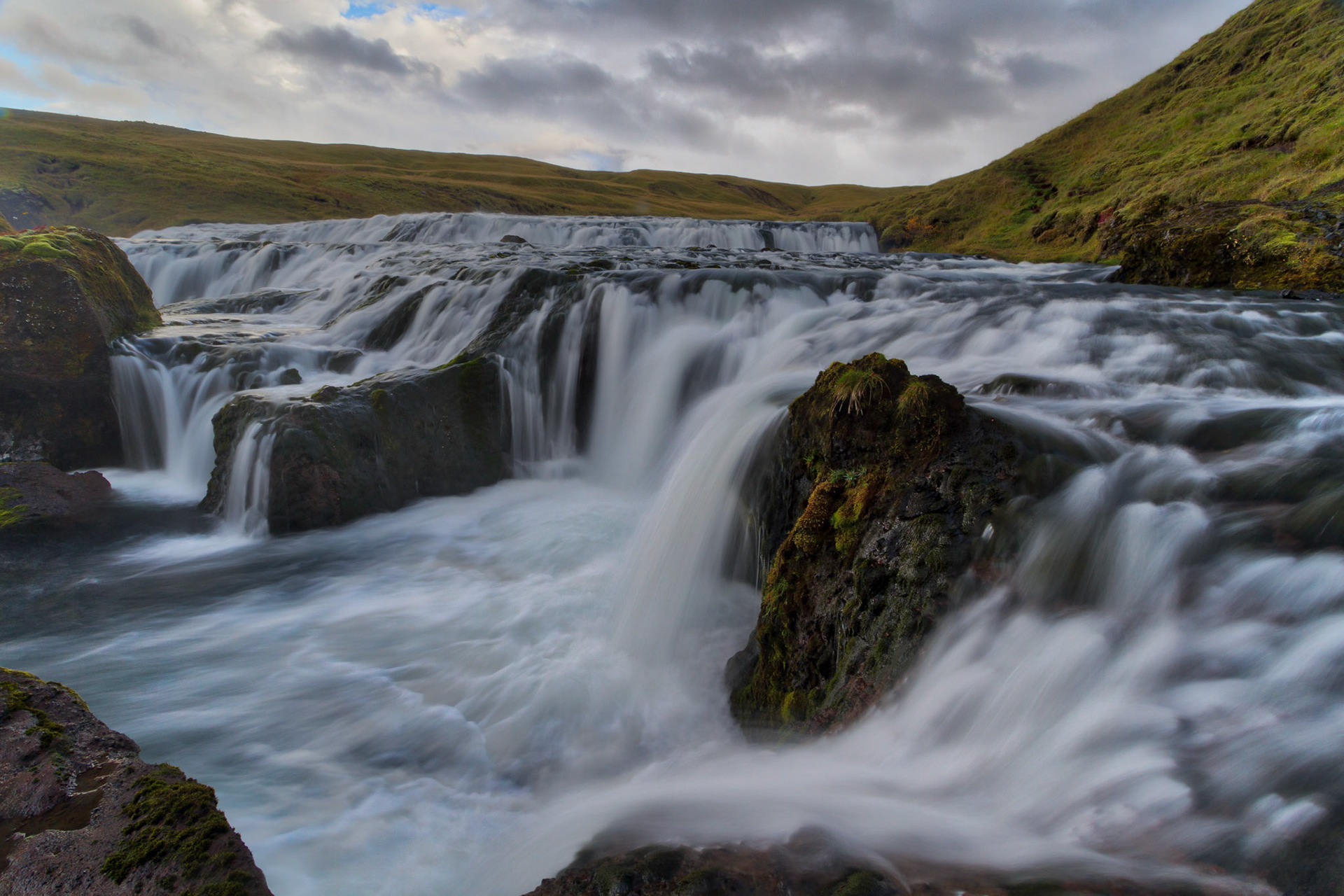 Above Skógafoss Falls