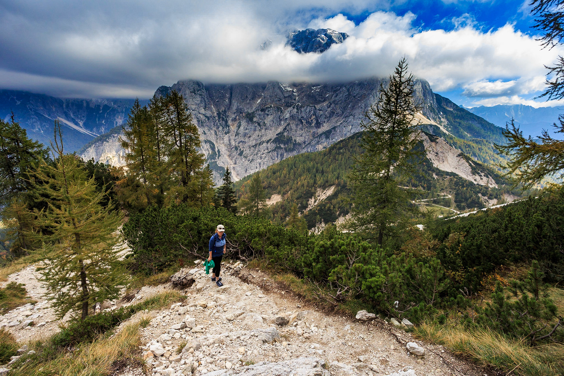 Slemenova špica hike From Vršič Pass in the Julian Alps
