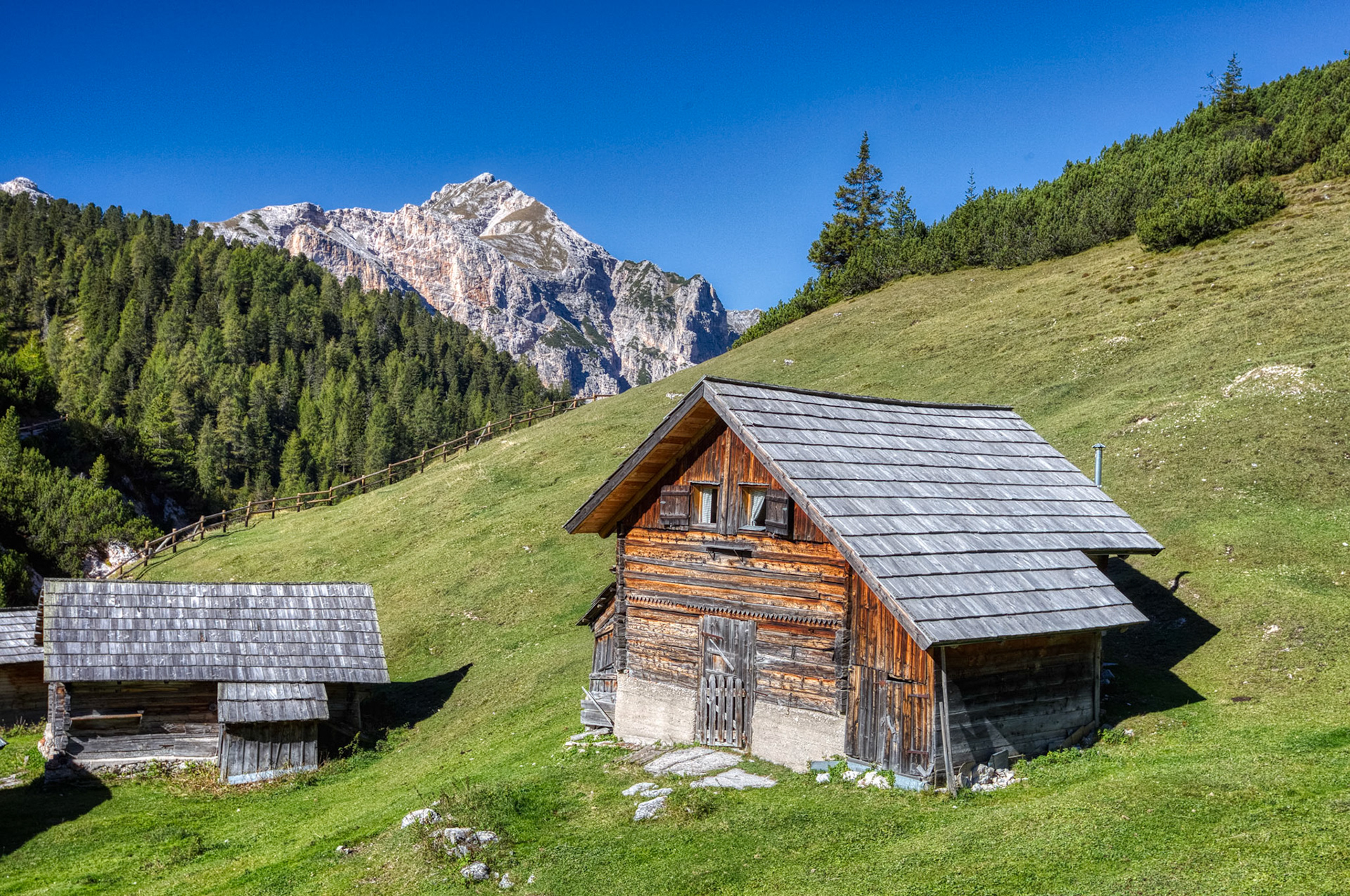 Small hut near Rifugio Fodara Vedla
