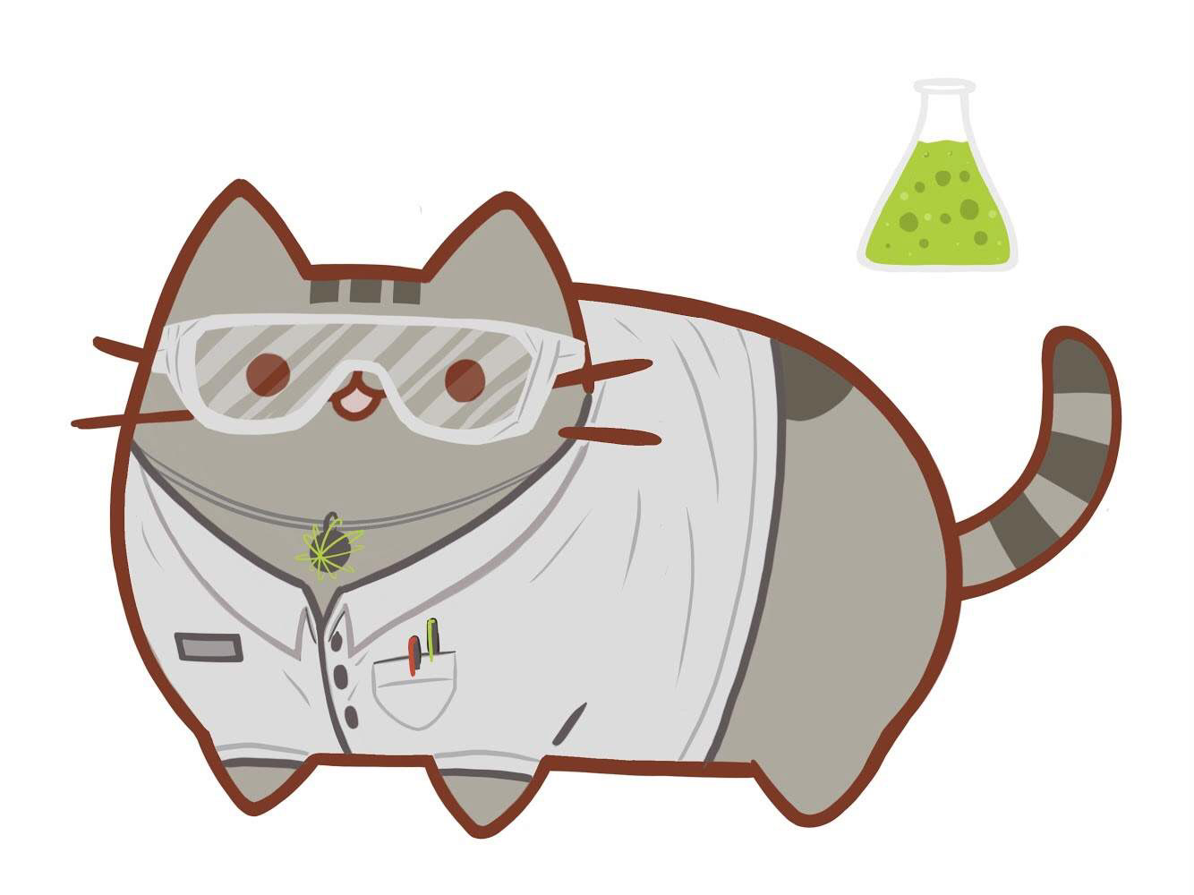 Science Pusheen – Exploring the World of Science with a Feline Friend