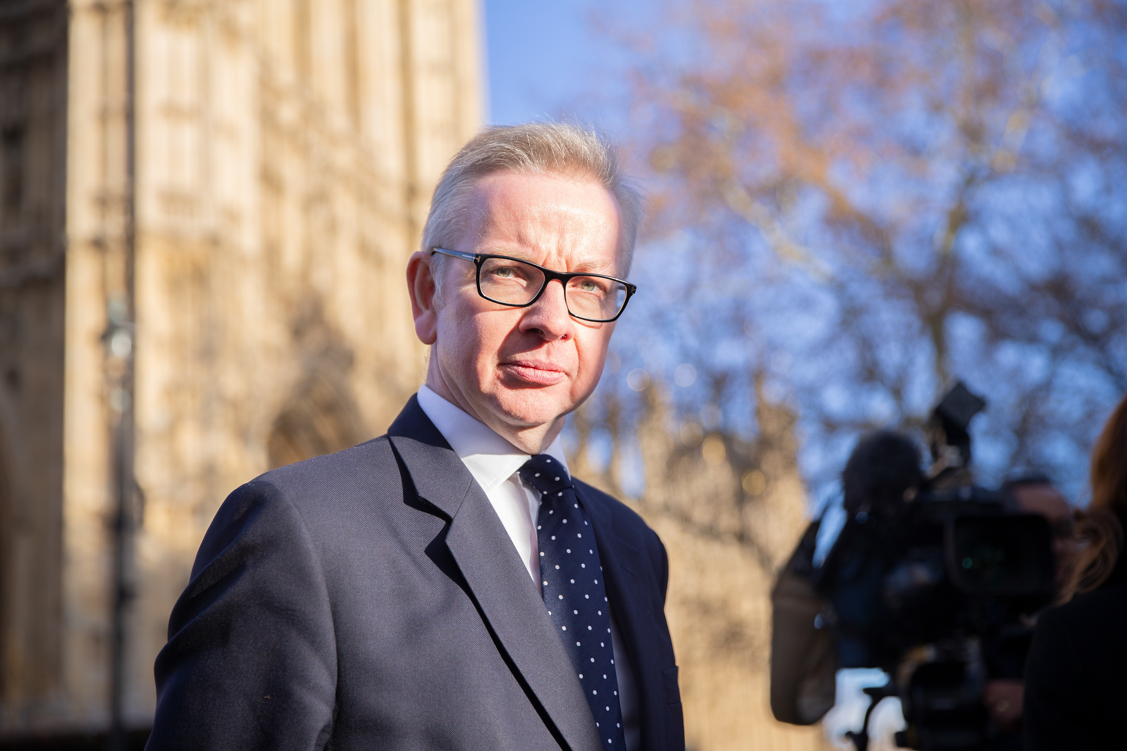 Michael Gove in Westminster