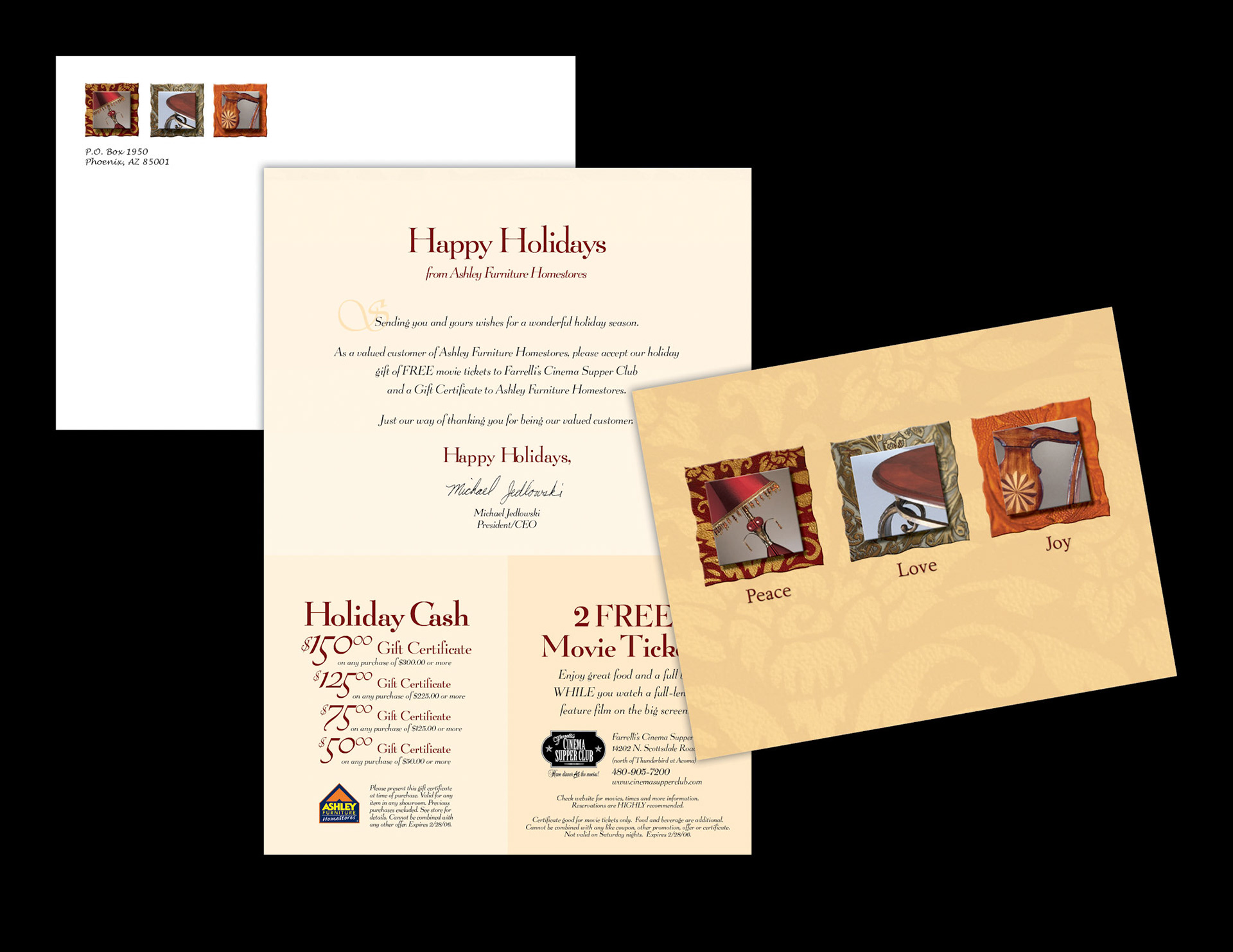 Holiday Card and Envelope