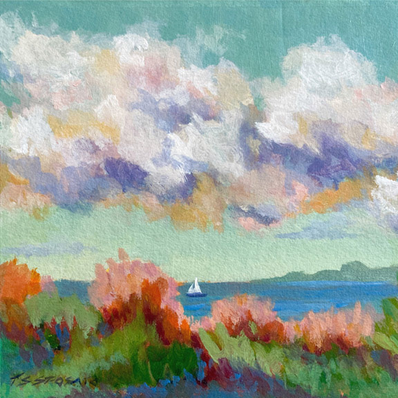Good Day To Sail 8"x 8" - SOLD