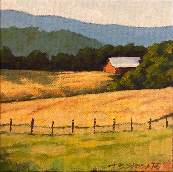 Ft. Lewis Barn 6"x 6" - Unavailable