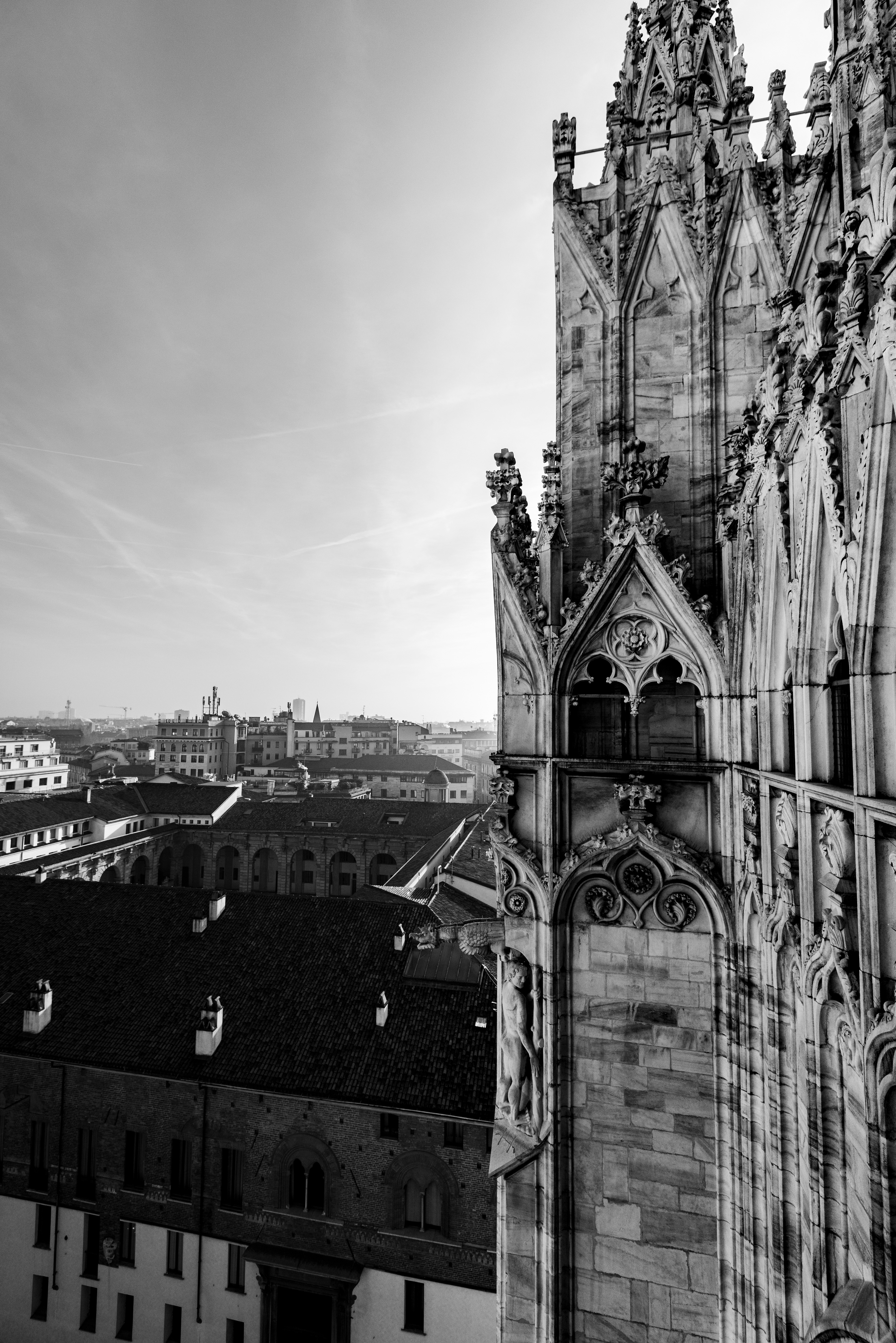 Terrasses de la cathédrale de Milan
