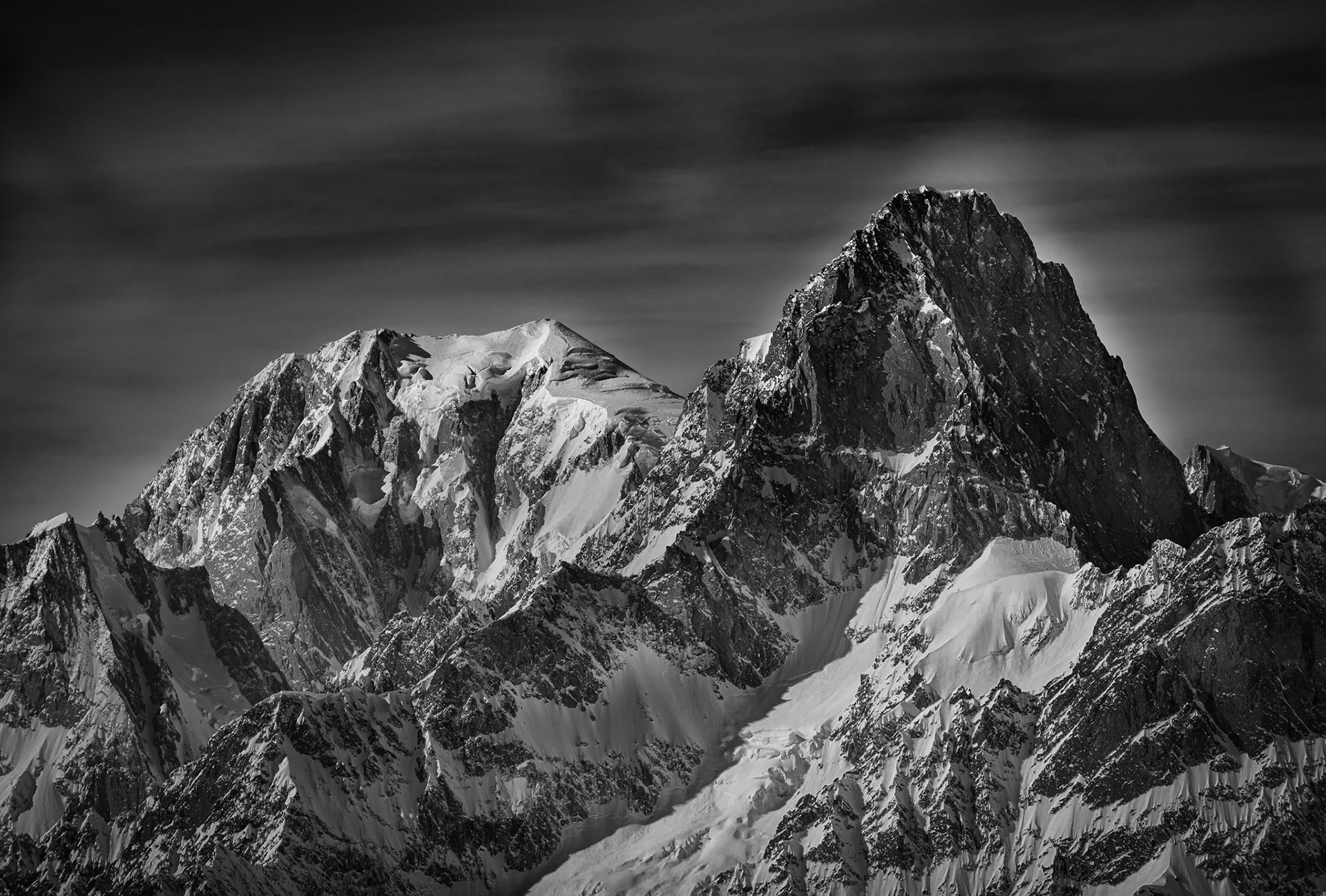 Gregoire Berchier Montagne Noir Blanc