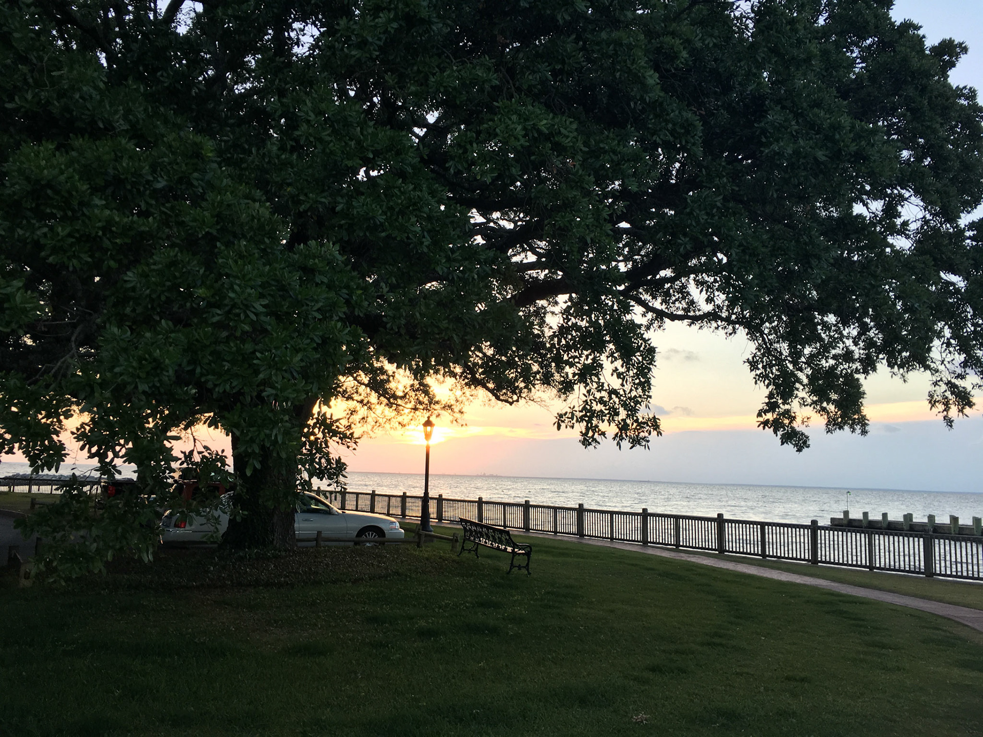 Point Clear Mobile at Sunset